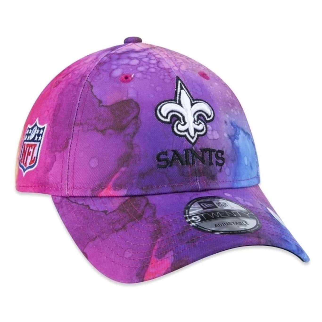 Boné Aba Curva New Era 920 New Orleans Saints Crucial Catch 2022 - Strapback - Adulto - Foto 4