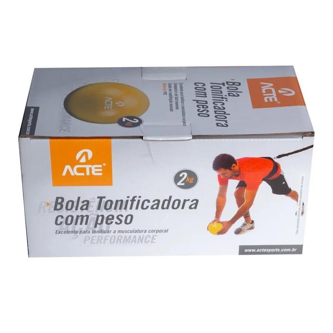 Kit 2x Bolas Tonificadoras Acte T56 - 2Kg - Foto 5