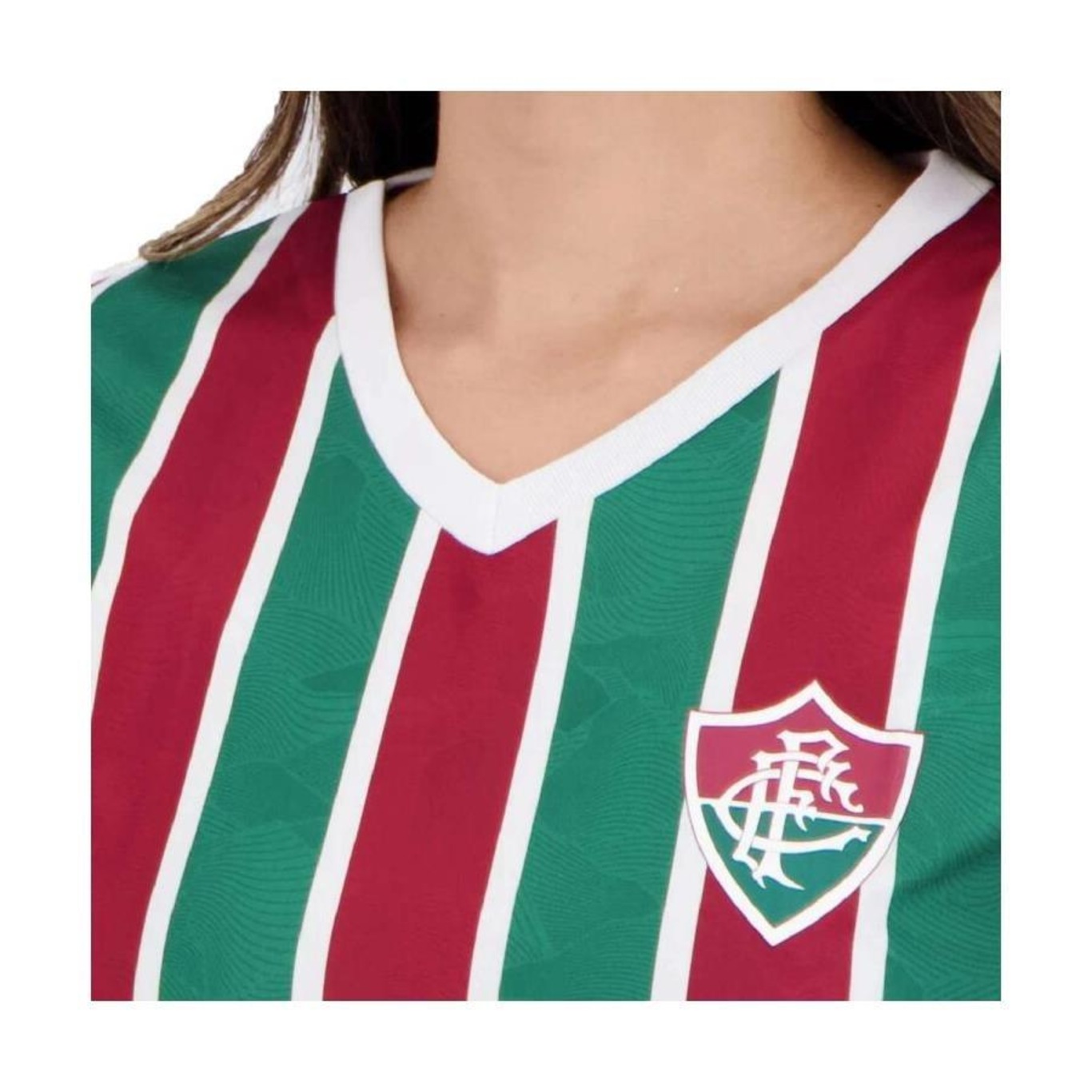 Camiseta Braziline Flu Volcano Feminino - - Foto 2