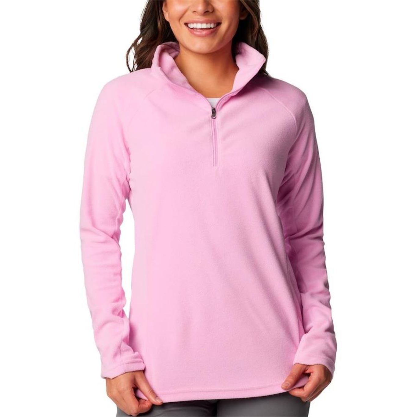 Blusão de Moletom Columbia Glacial Iv Half Zip - Feminino - Foto 1