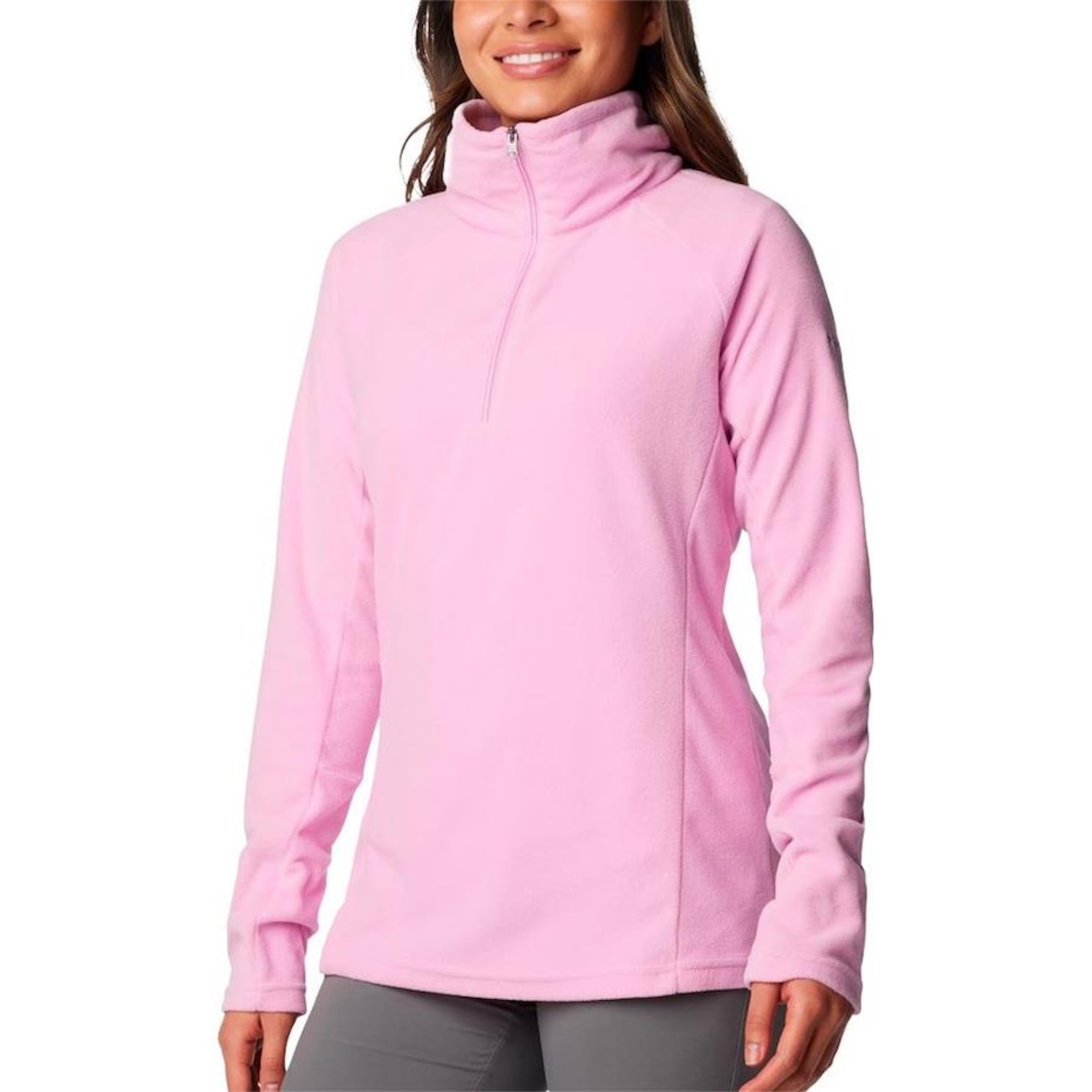 Blusão de Moletom Columbia Glacial Iv Half Zip - Feminino - Foto 3