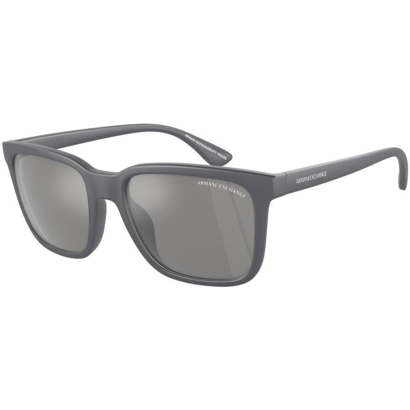 Óculos De Sol Armani Exchange 4112Su 8294Z3 Cinza Masculino - Foto 1