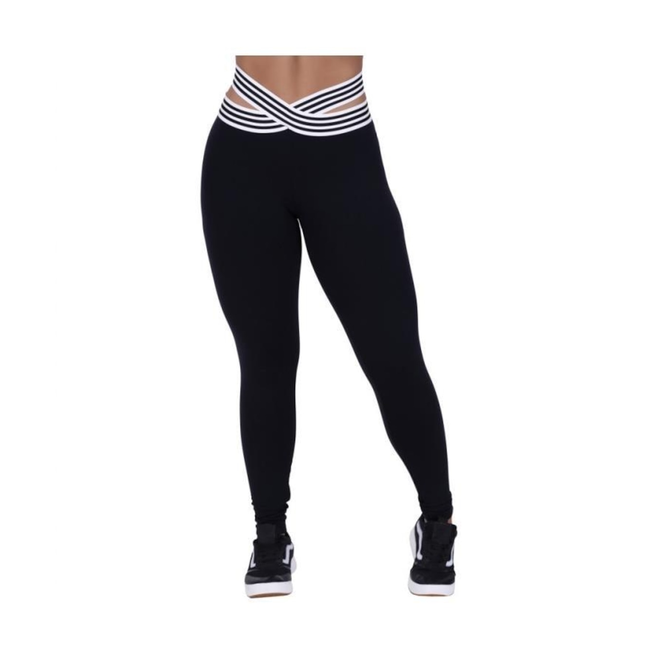 Calça Legging Orbis Fitness Suplex Poliamida - Feminina - Foto 1