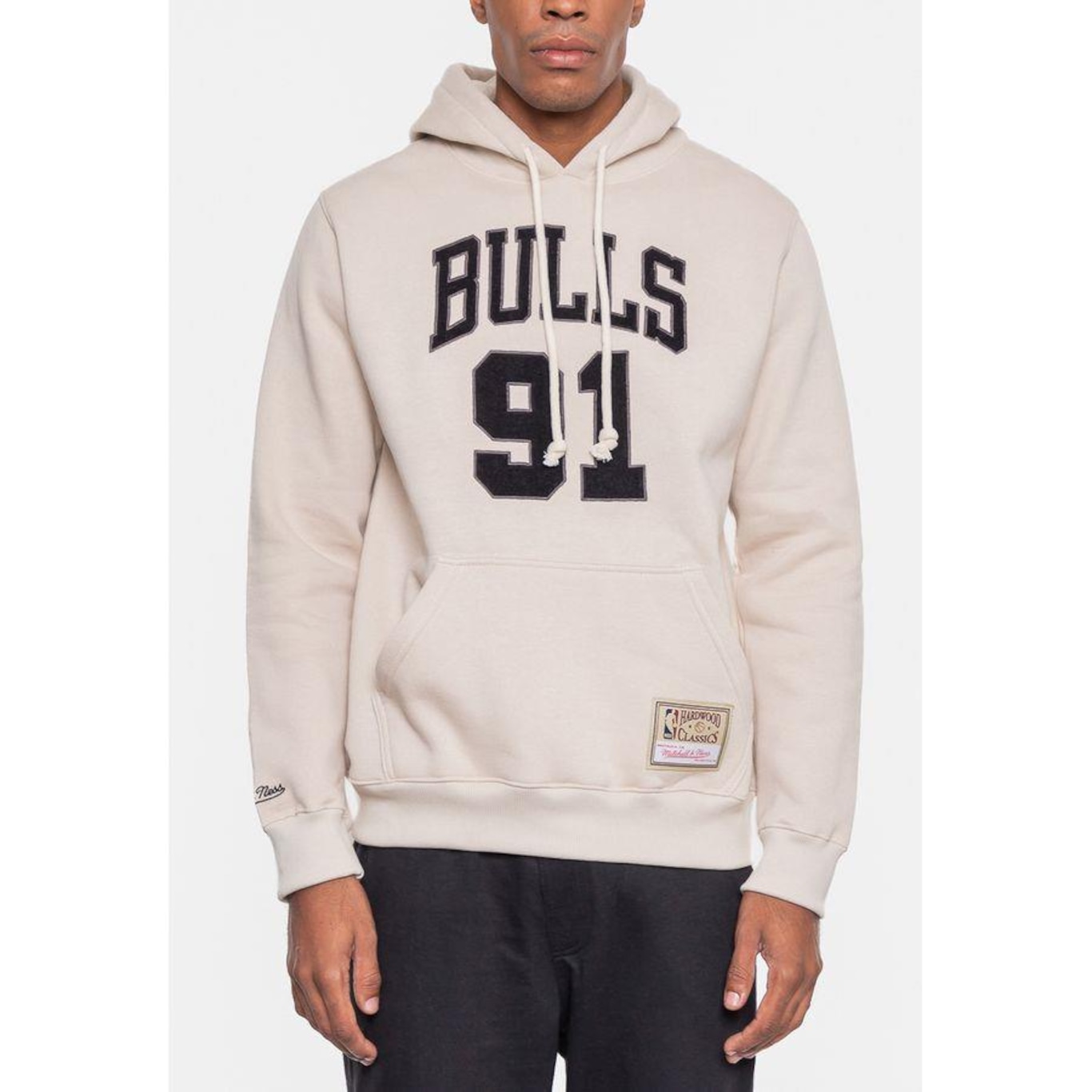 Blusão de Moletom com Capuz Mitchell & Ness Nba Chicago Bulls Dennis Rodman - Masculino - Foto 3