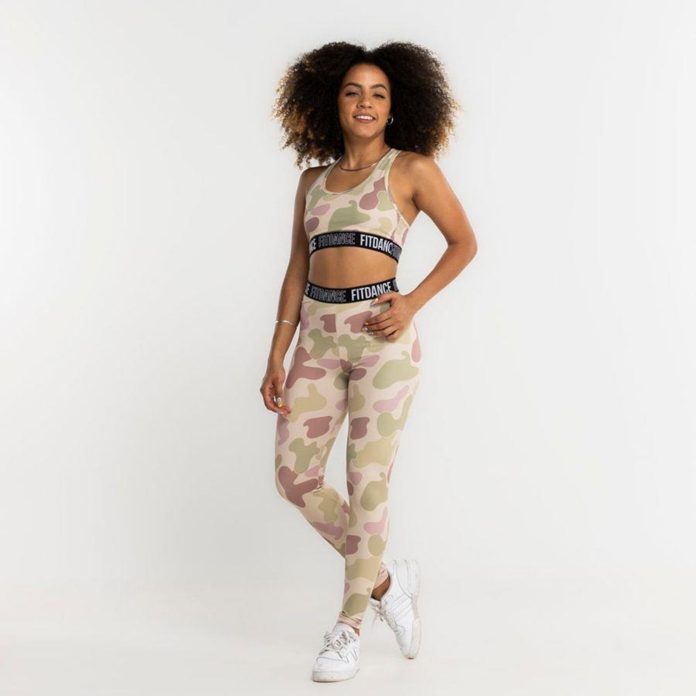 Calça Legging FitDance Elastico Camuflado - Feminina - Foto 4