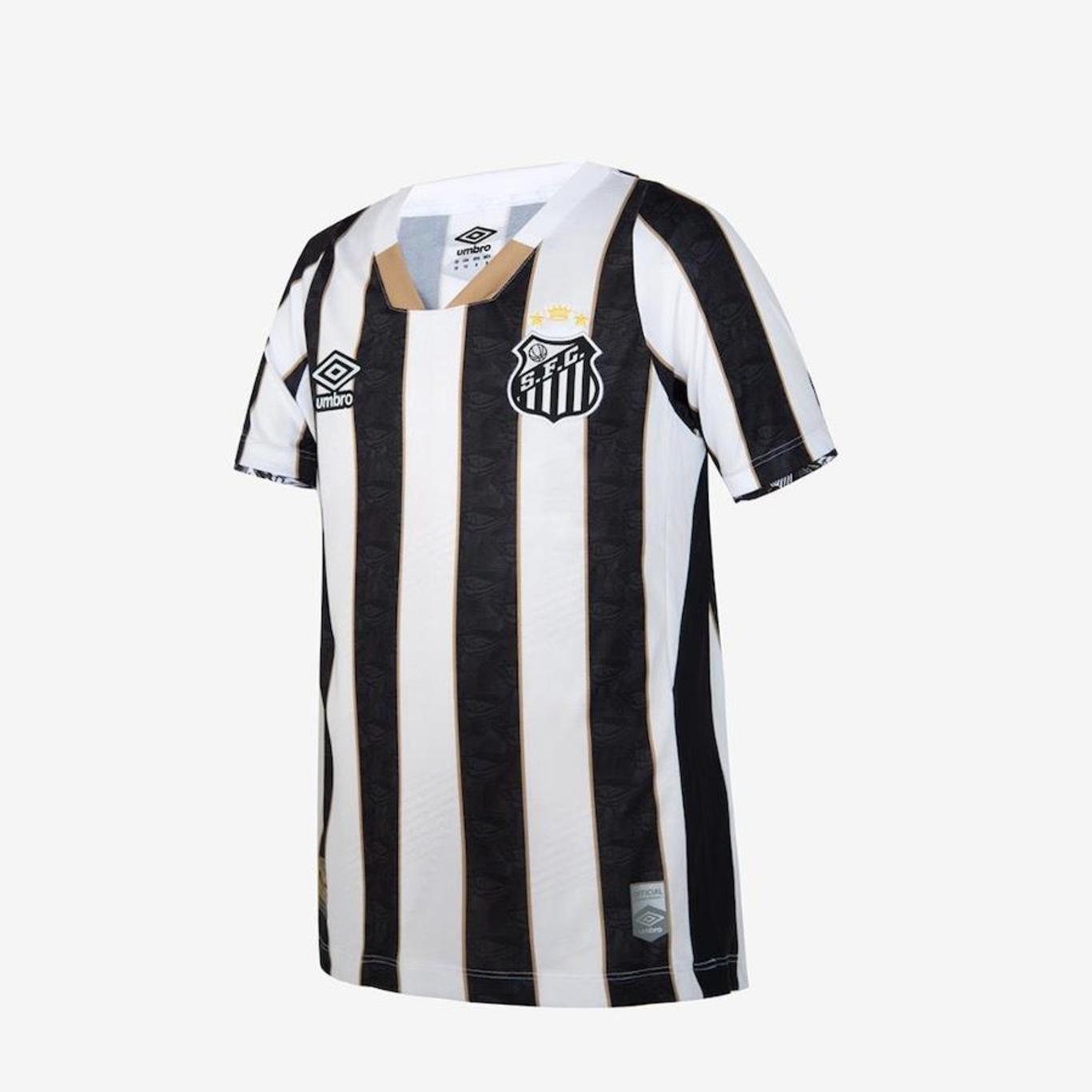 Camisa do Santos Of. 2 2024 Umbro - Infantil - Foto 2