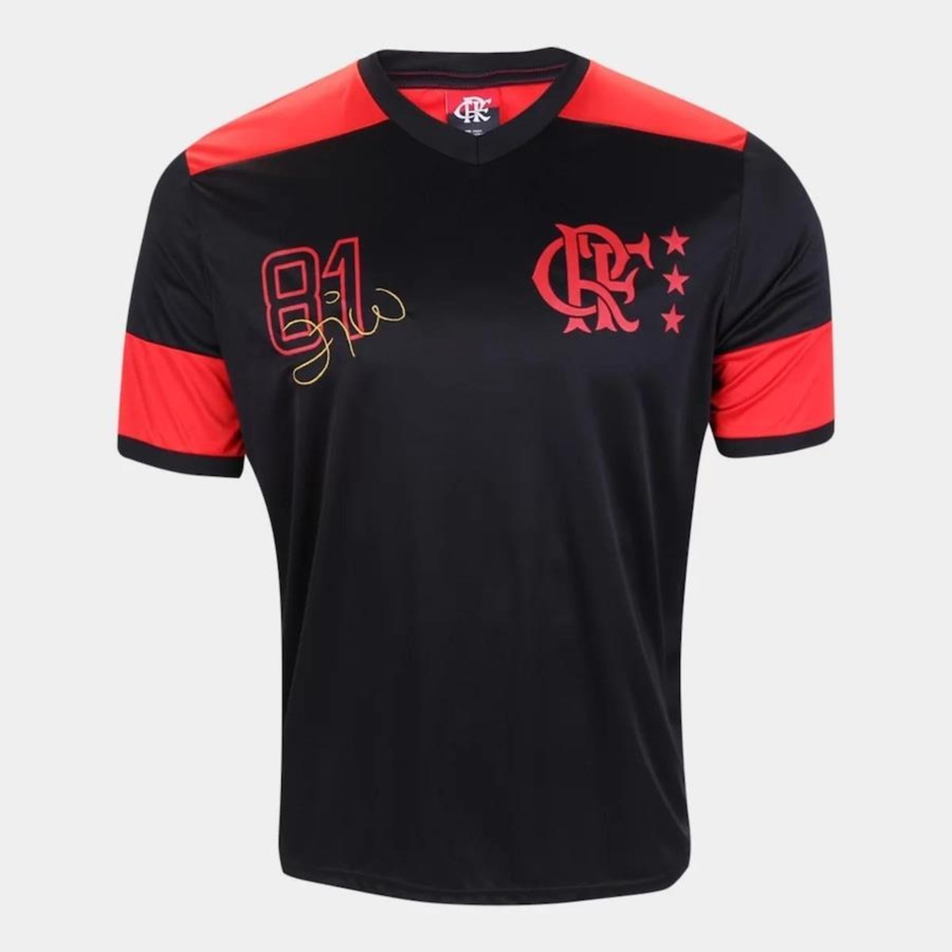 Camiseta do Flamengo Retrô Zico - Masculina - Foto 1