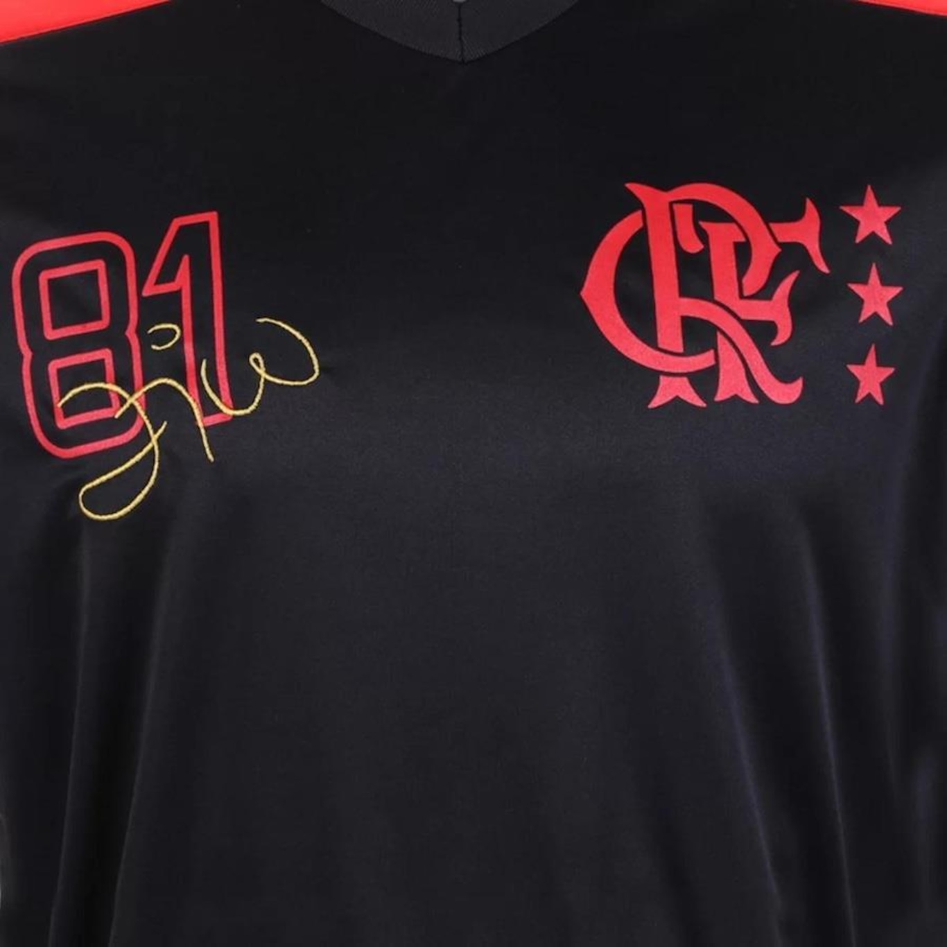 Camiseta do Flamengo Retrô Zico - Masculina - Foto 3