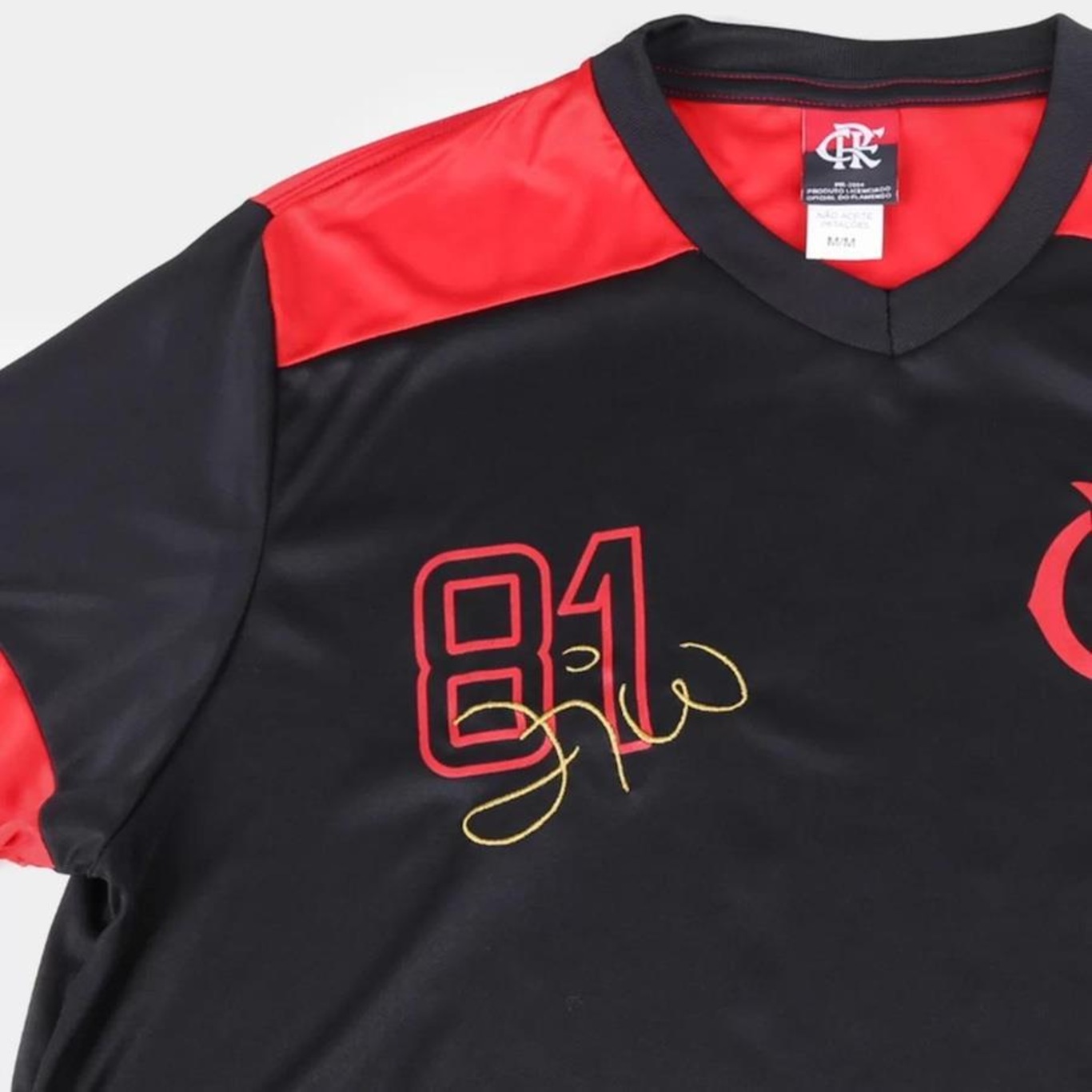 Camiseta do Flamengo Retrô Zico - Masculina - Foto 4