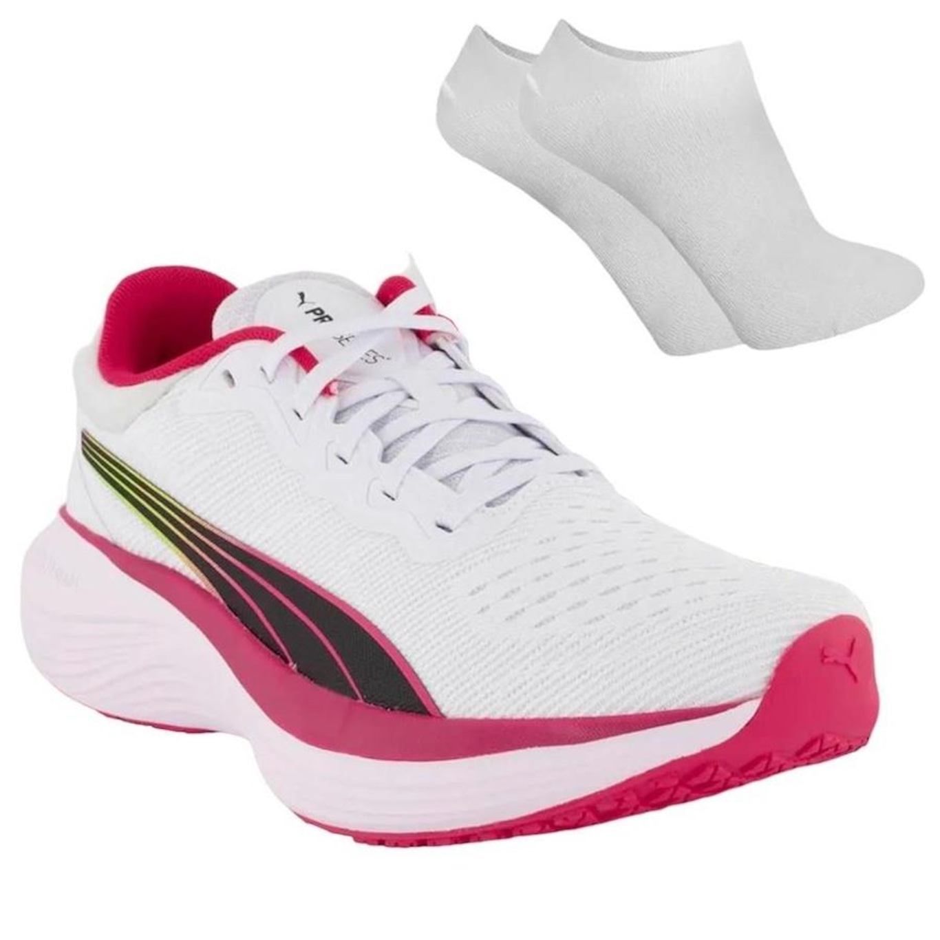 Kit Tênis Puma Scend Pró Engineered + Meia - Feminino - Foto 1