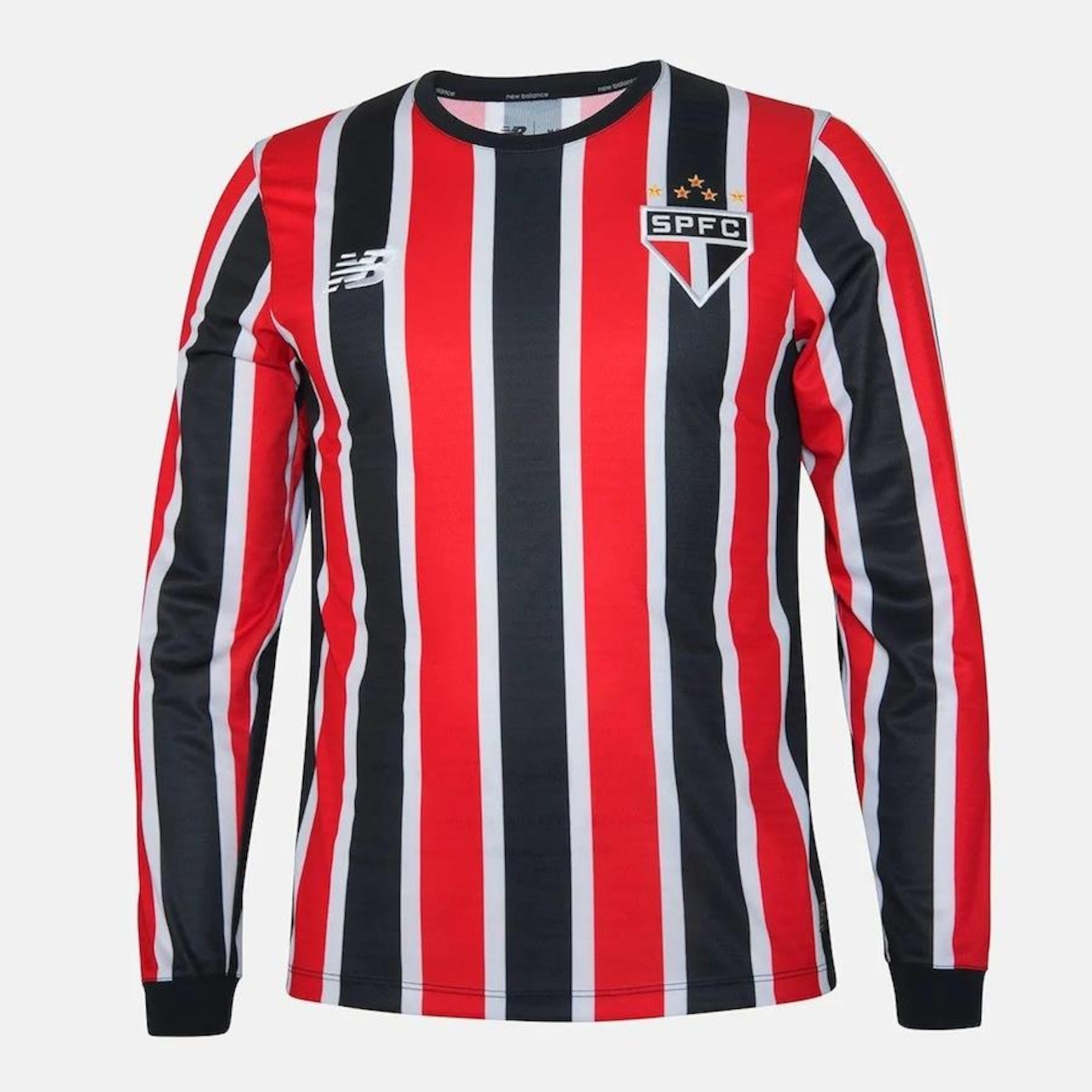 Camisa 2 do São Paulo Manga Longa 2024 New Balance - Masculina - Foto 1