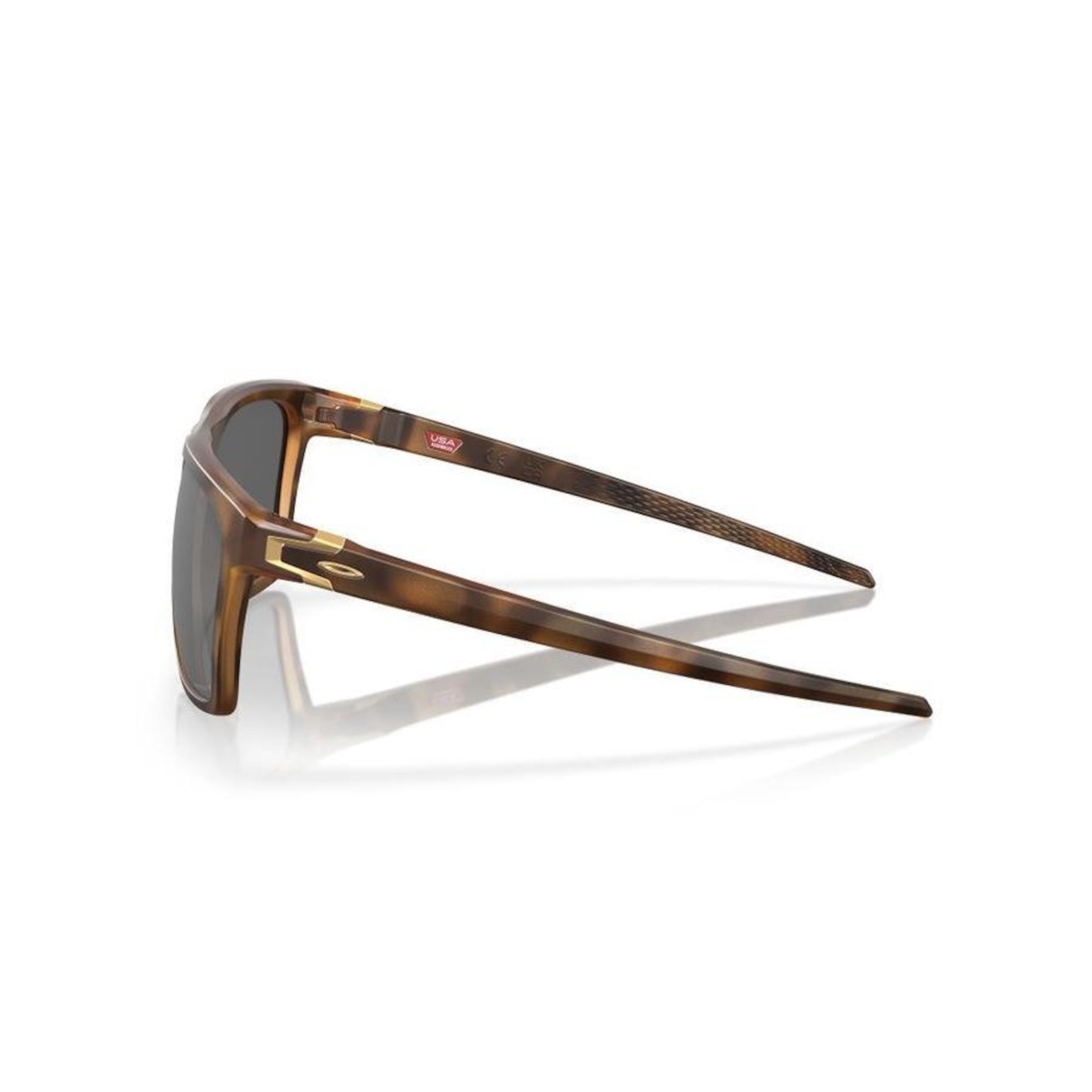 Óculos de Sol Oakley Leffingwell Matte Brown Tortoise - Unissex - Foto 6