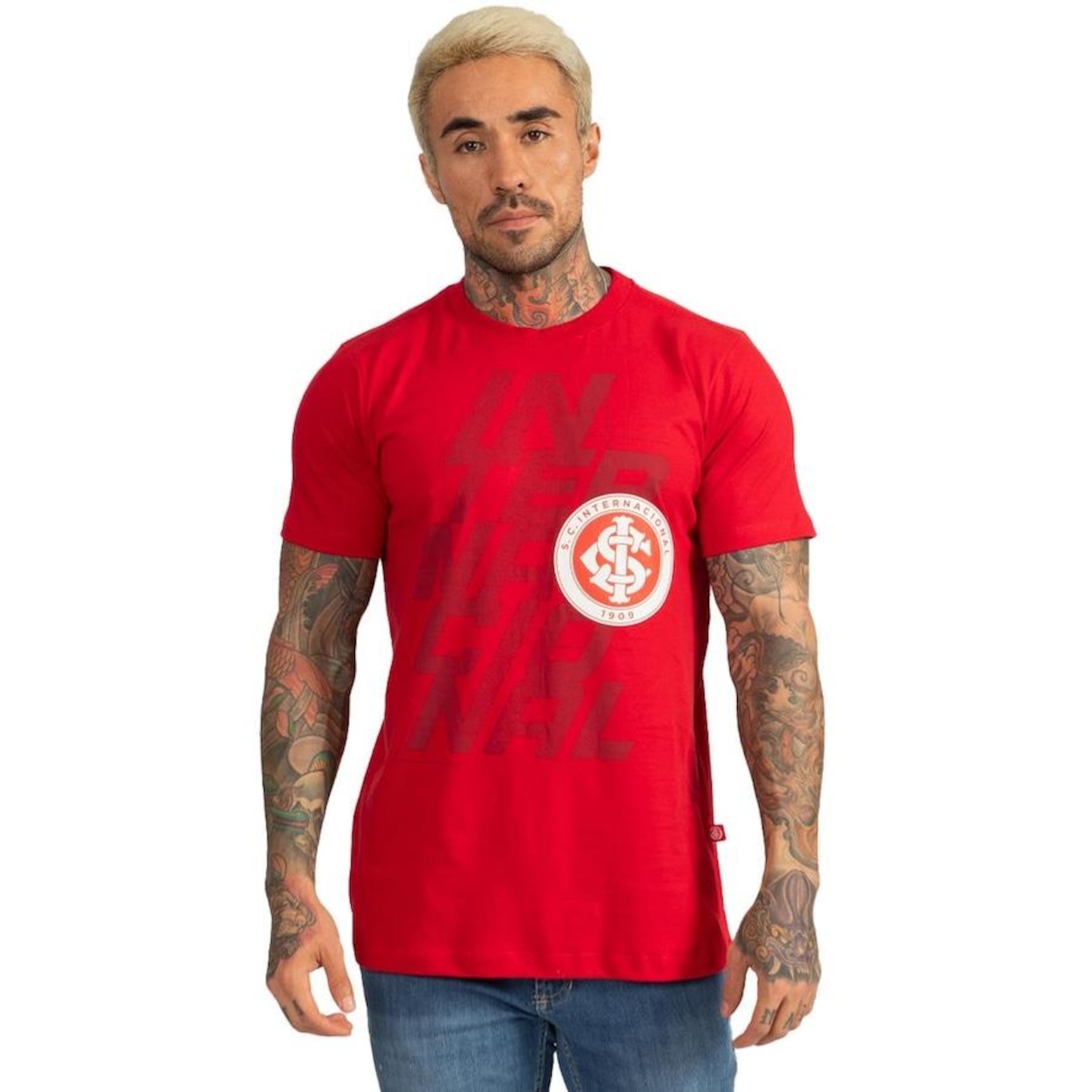 Camiseta do Internacional Surf Center Oficial Linha Torcedor - Masculina - Foto 1