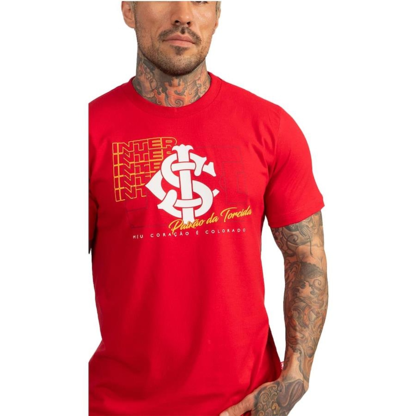 Camiseta do Internacional Surf Center Oficial Classic Torcedor - Masculina - Foto 2