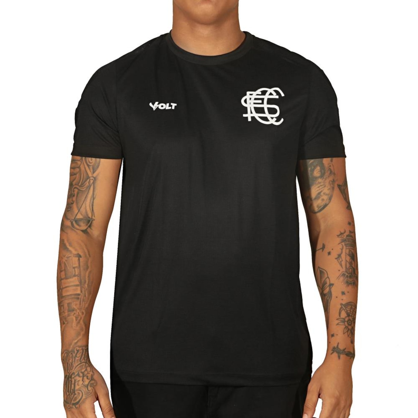 Camisa de Viagem Atleta 2024 de Santa Cruz Volt - Masculina - Foto 1