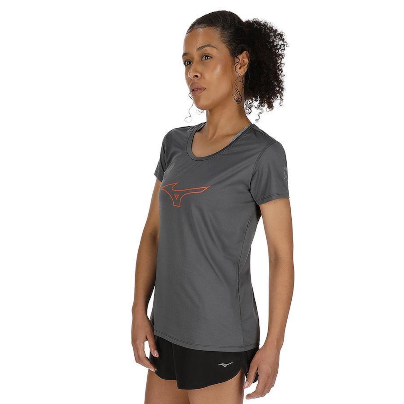 Camiseta Mizuno Focus Stamp - Feminina - Foto 1