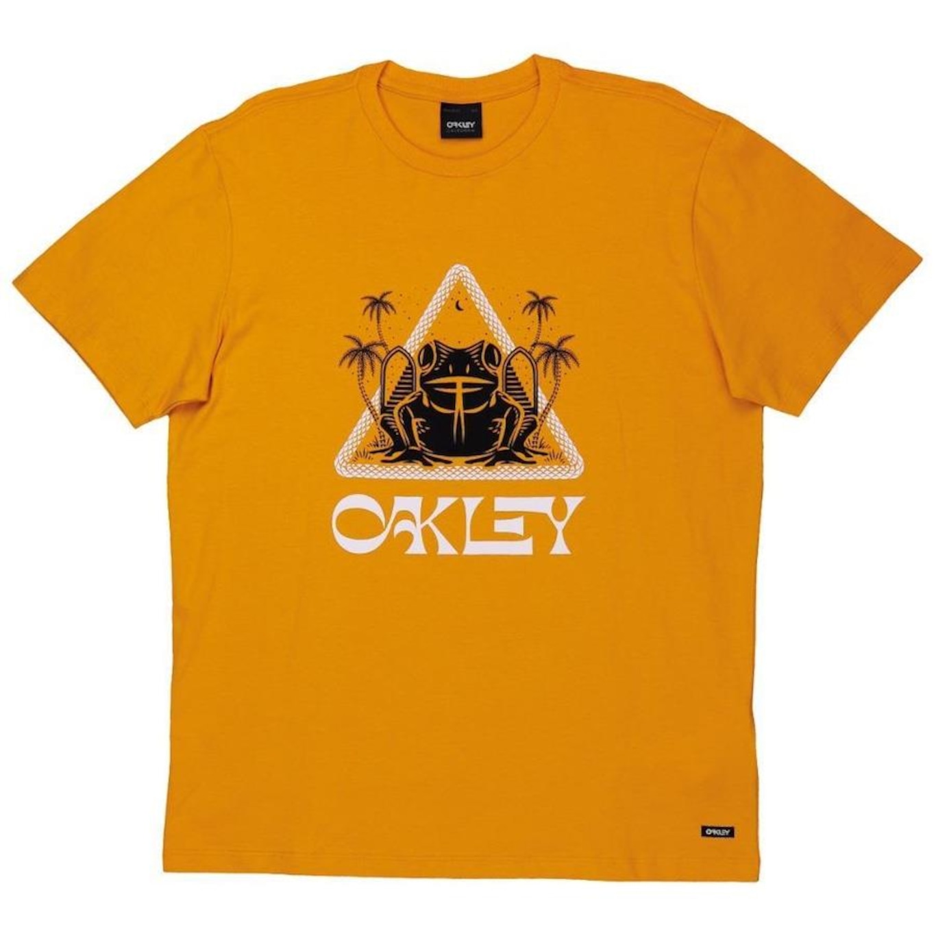 Camiseta Oakley Psy Frog Triangle Print Tee - Masculina - Foto 1