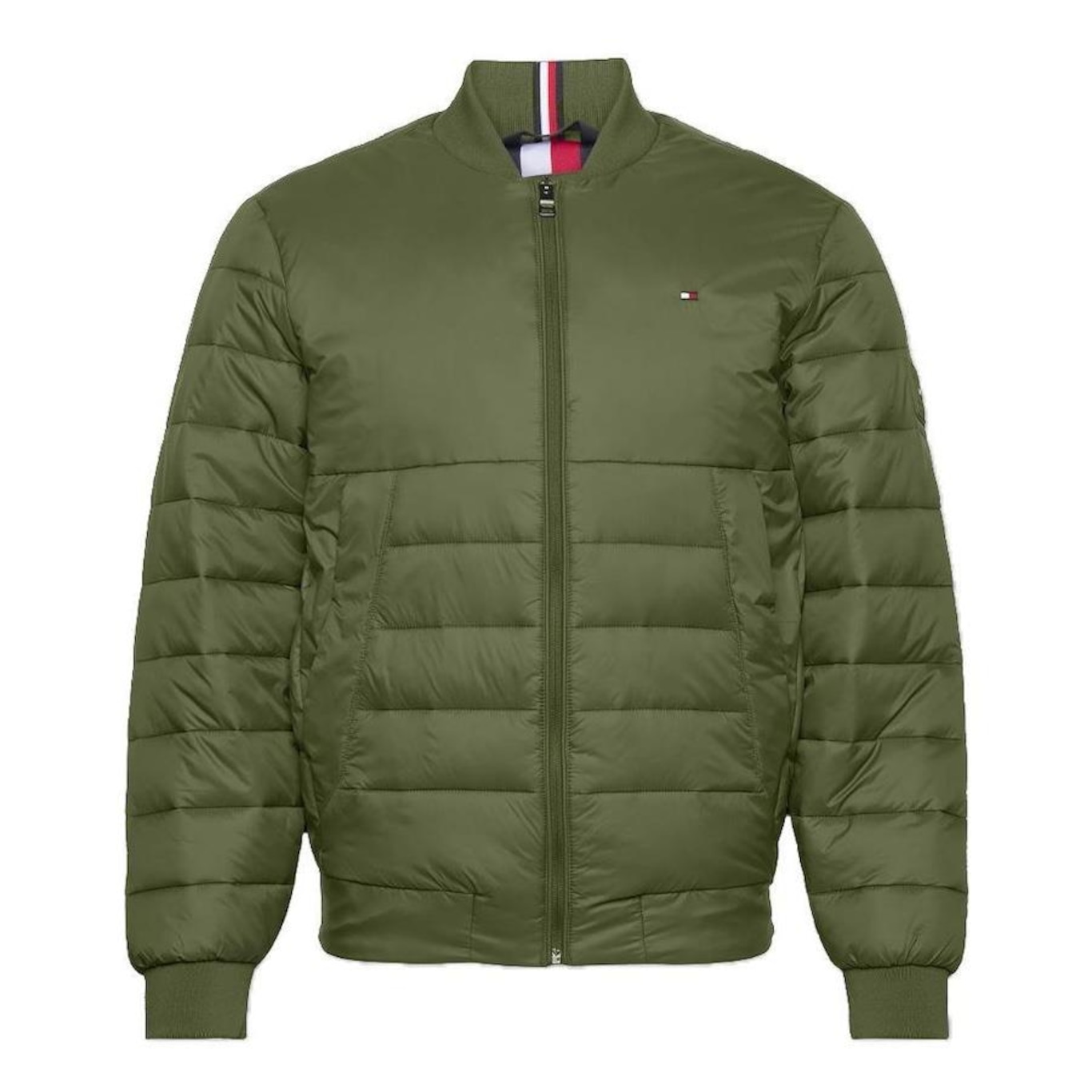 Jaqueta sem Capuz Bomber Tommy Hilfiger Packable Recycled Quilt - Masculina - Foto 1