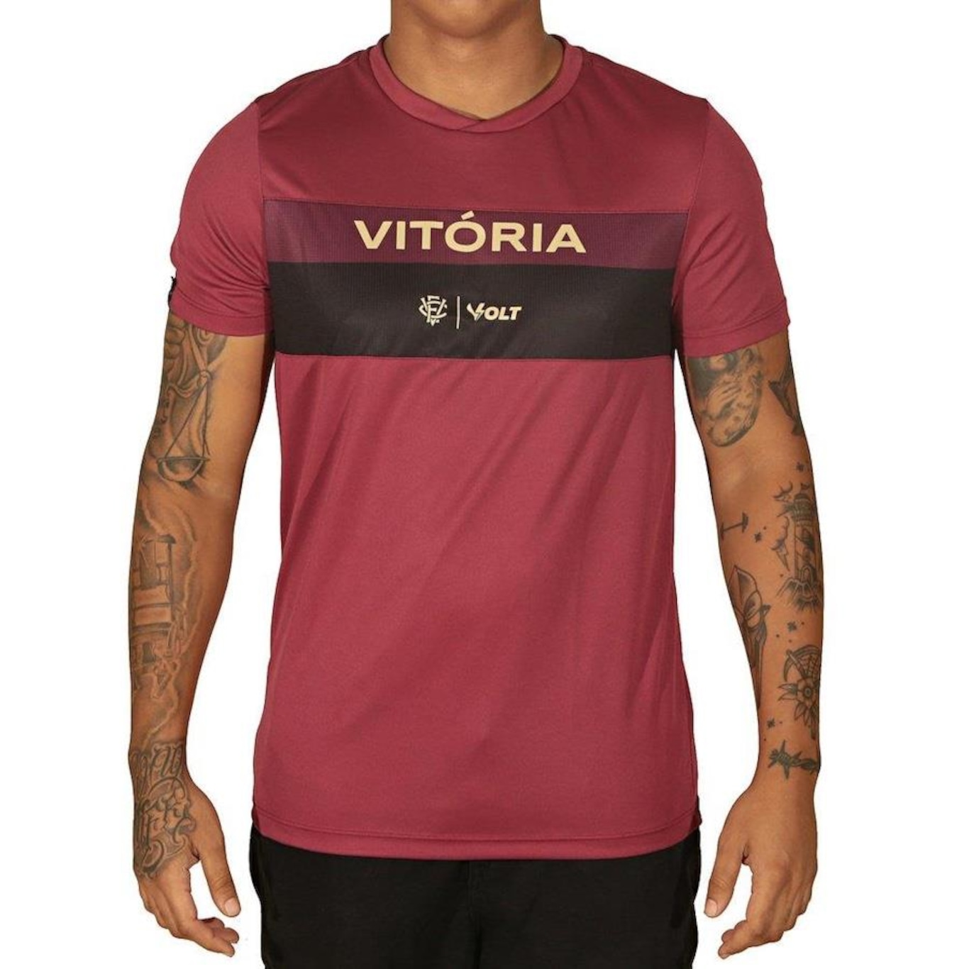 Camisa do Vitória Concentração Atleta Volt - Masculina - Foto 1