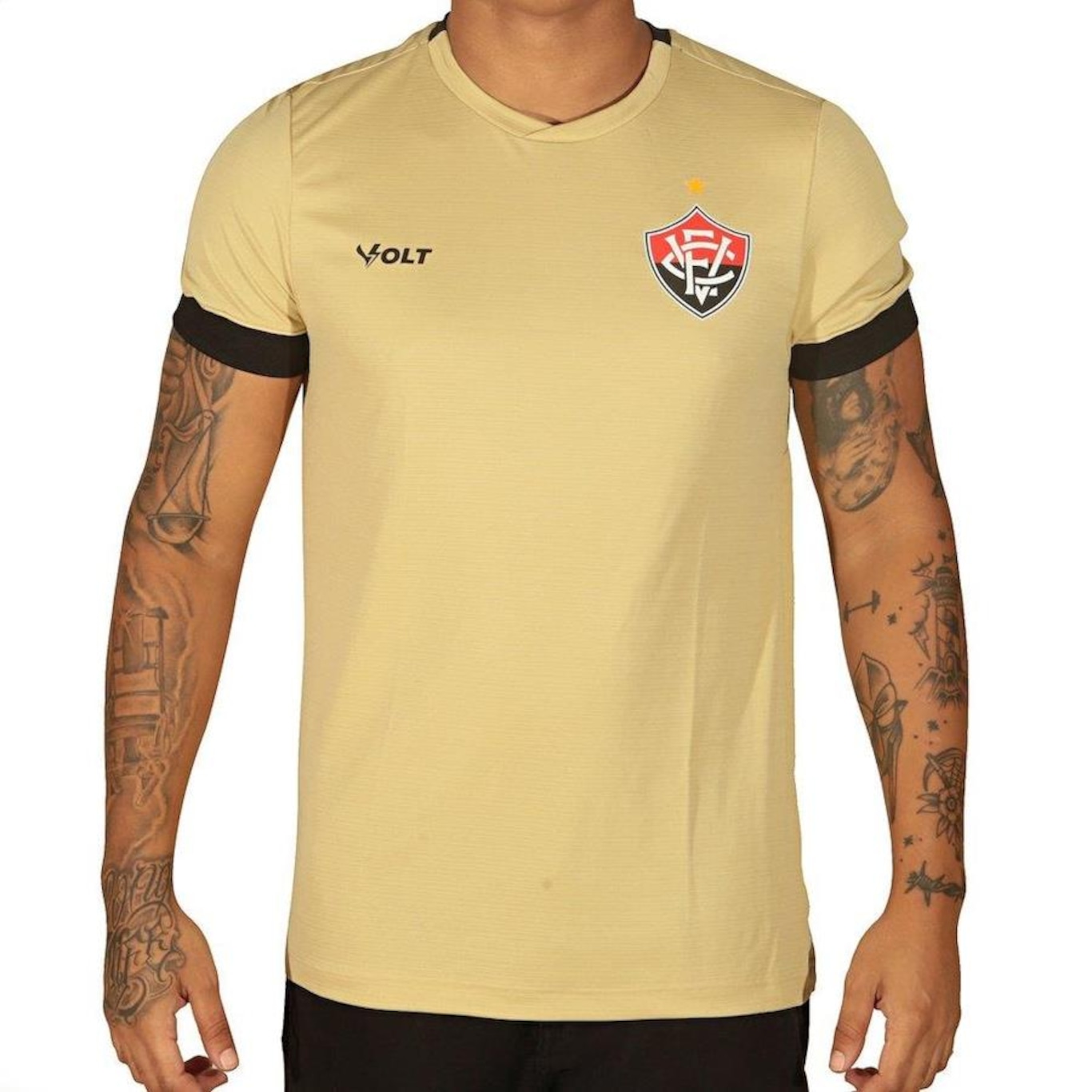 Camisa do Vitória Treino Linha Volt - Masculina - Foto 1