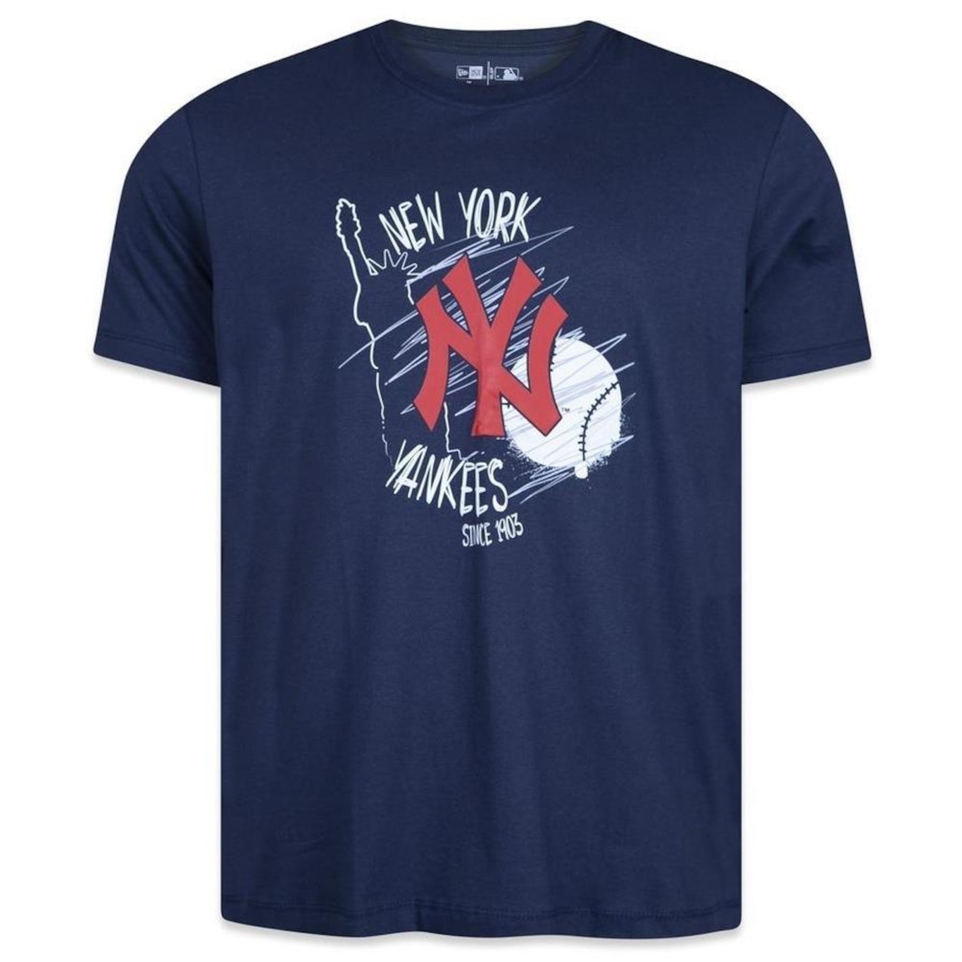 Camiseta New Era Regular New York Yankees All Sport Art - Masculina - Foto 1