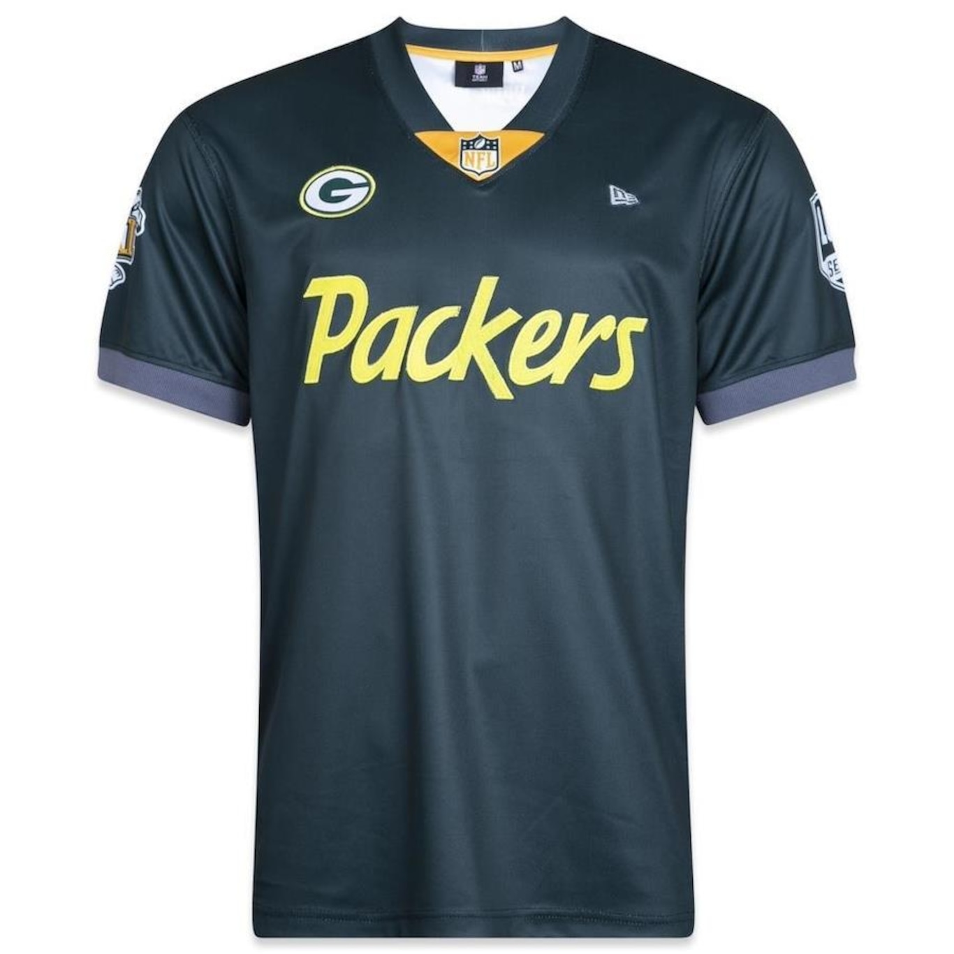 Camiseta New Era Jersey Green Bay Packers Core Nfl - Masculina - Foto 1