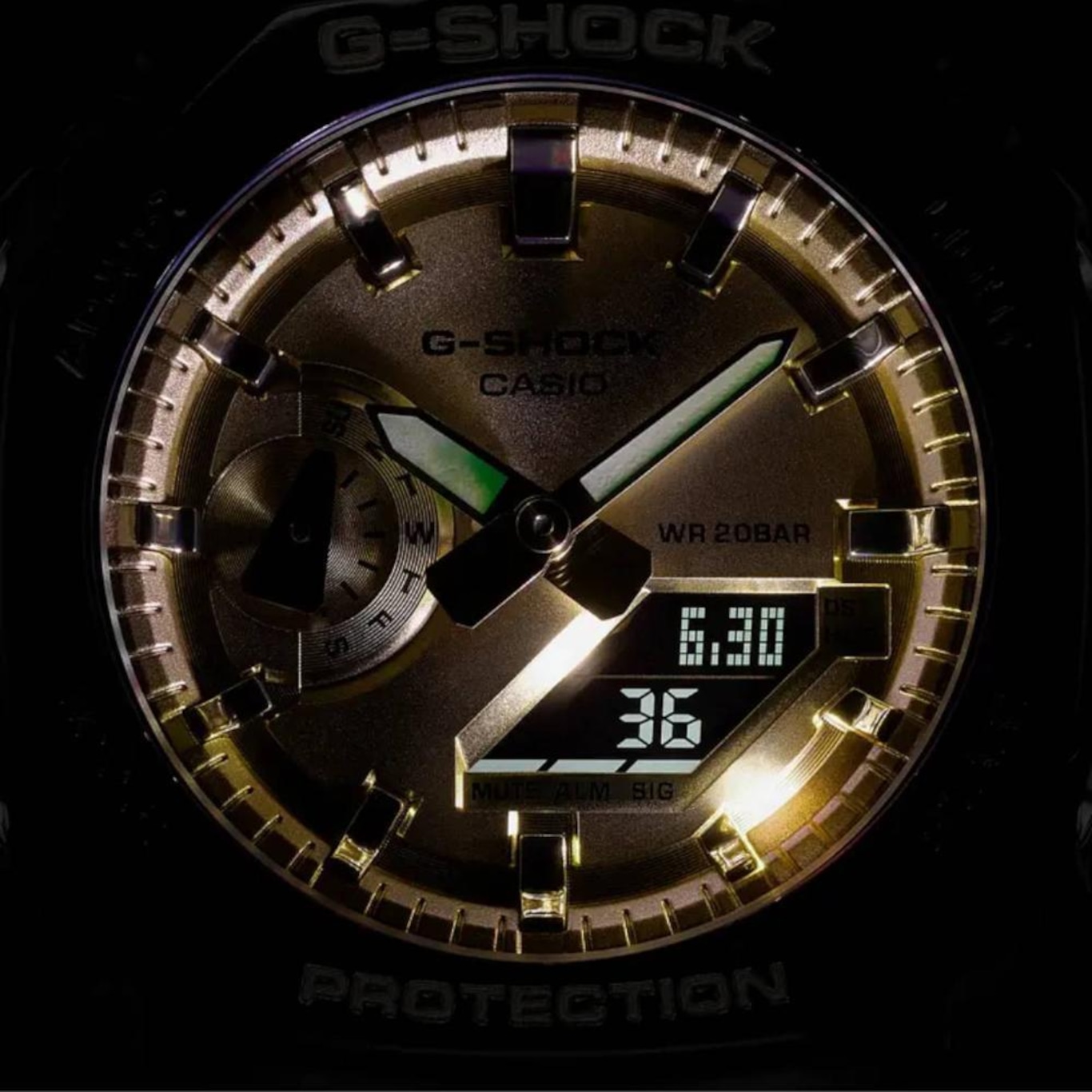 Relógio G-Shock Ga-2100Gb-1Adr Carbon Core Guard - Masculino - Foto 5