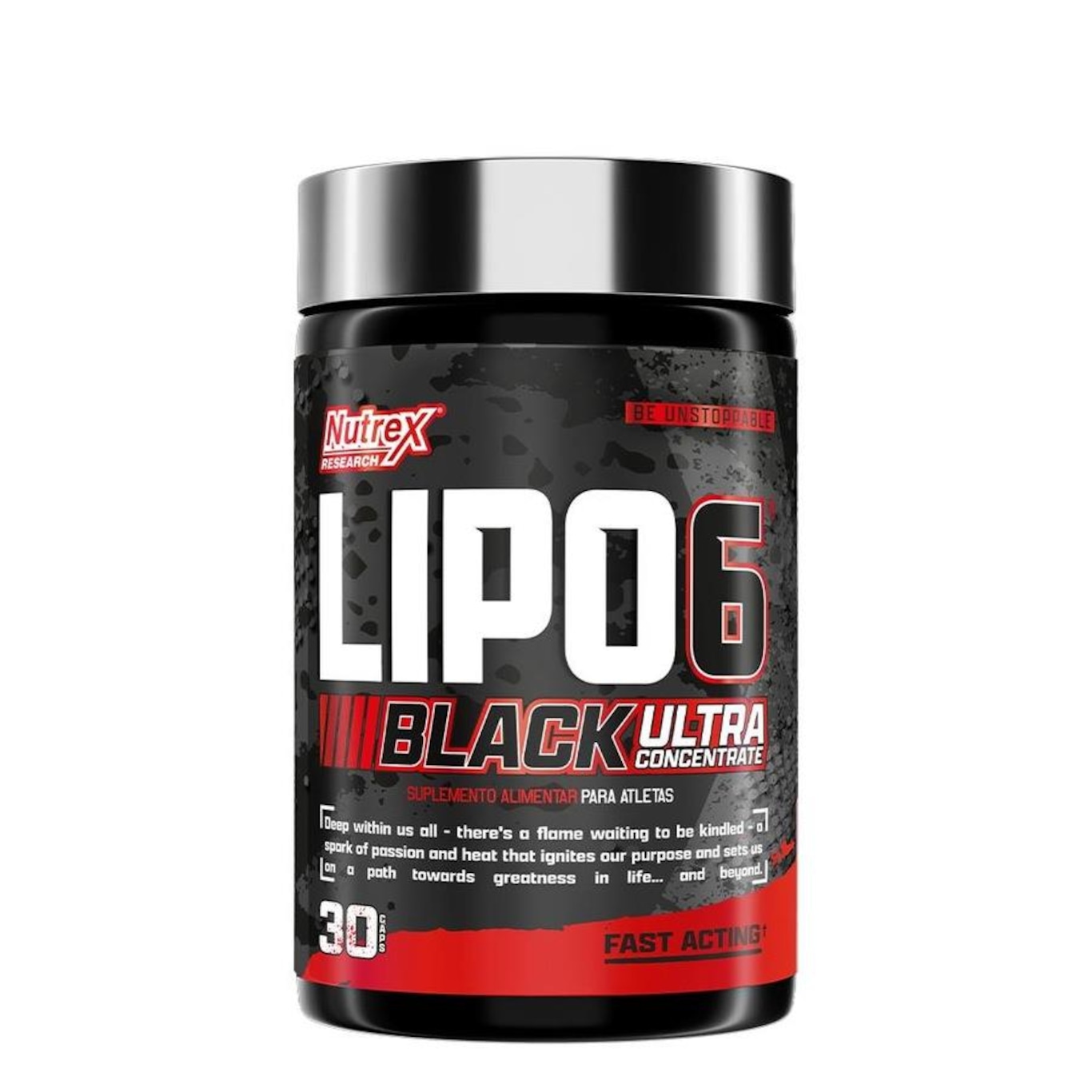 Termogênico Lipo-6 Black Ultra Concentrado Nutrex Research com 30 Cápsulas - Foto 1