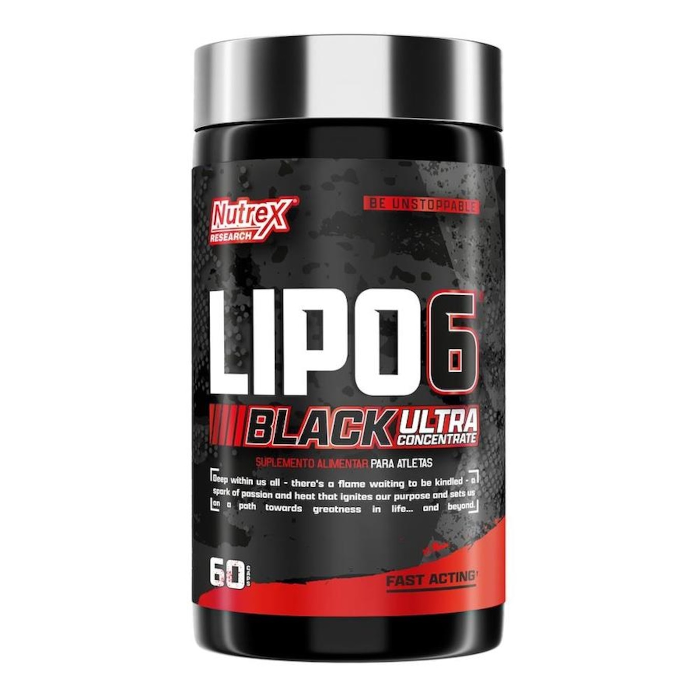 Termogênico Lipo-6 Black Ultra Concentrado Nutrex Research com 60 Cápsulas - Foto 1