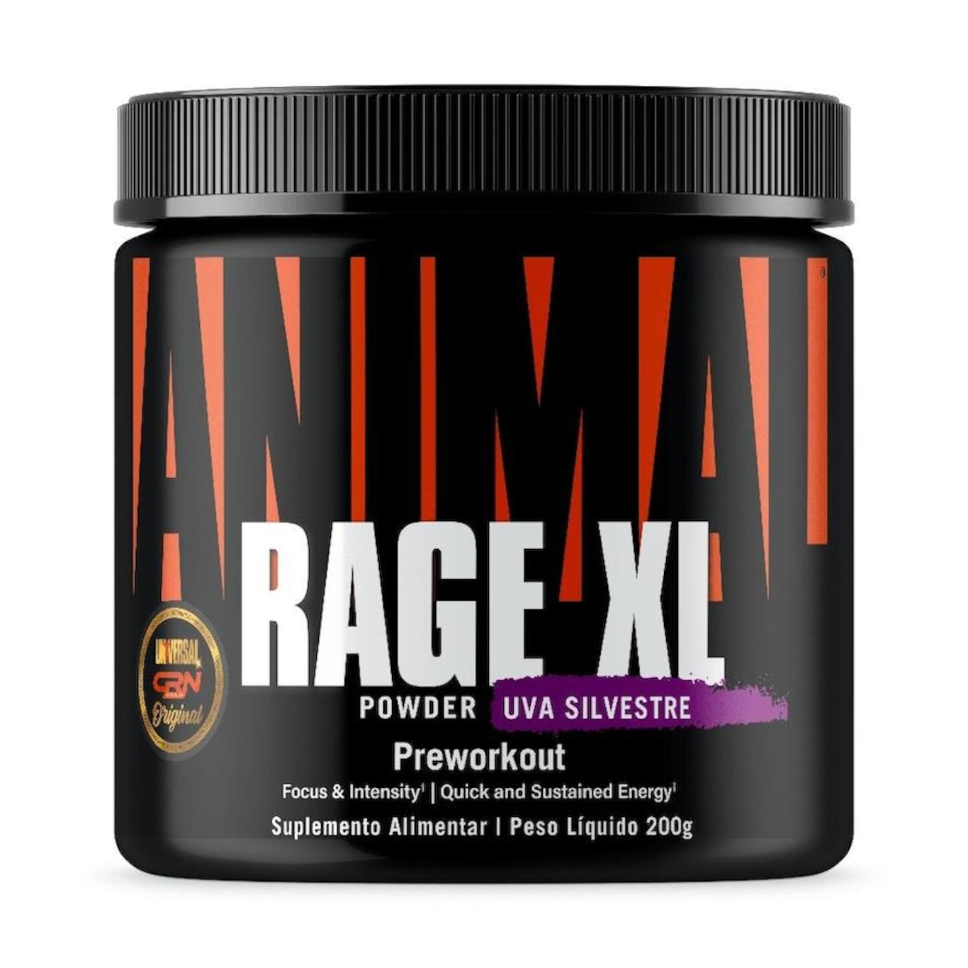 Pré Treino Animal Rage Xl 221G - Universal Nutrition - Foto 1