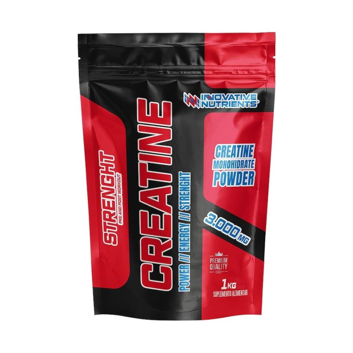 Kit Creatina Monohidratada 1Kg - Inovative Suplementos - Foto 1