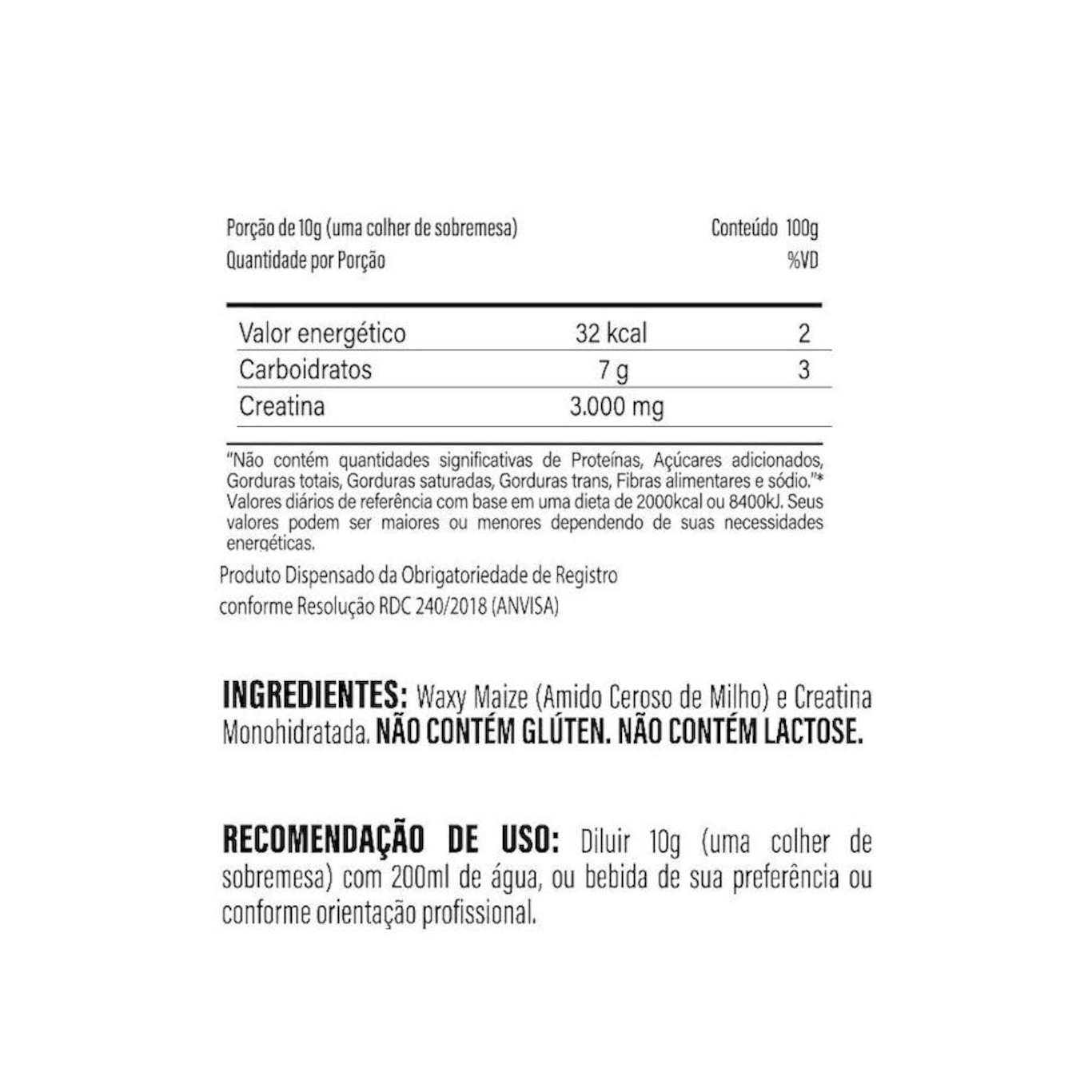 Kit Creatina Monohidratada 1Kg - Inovative Suplementos - Foto 2