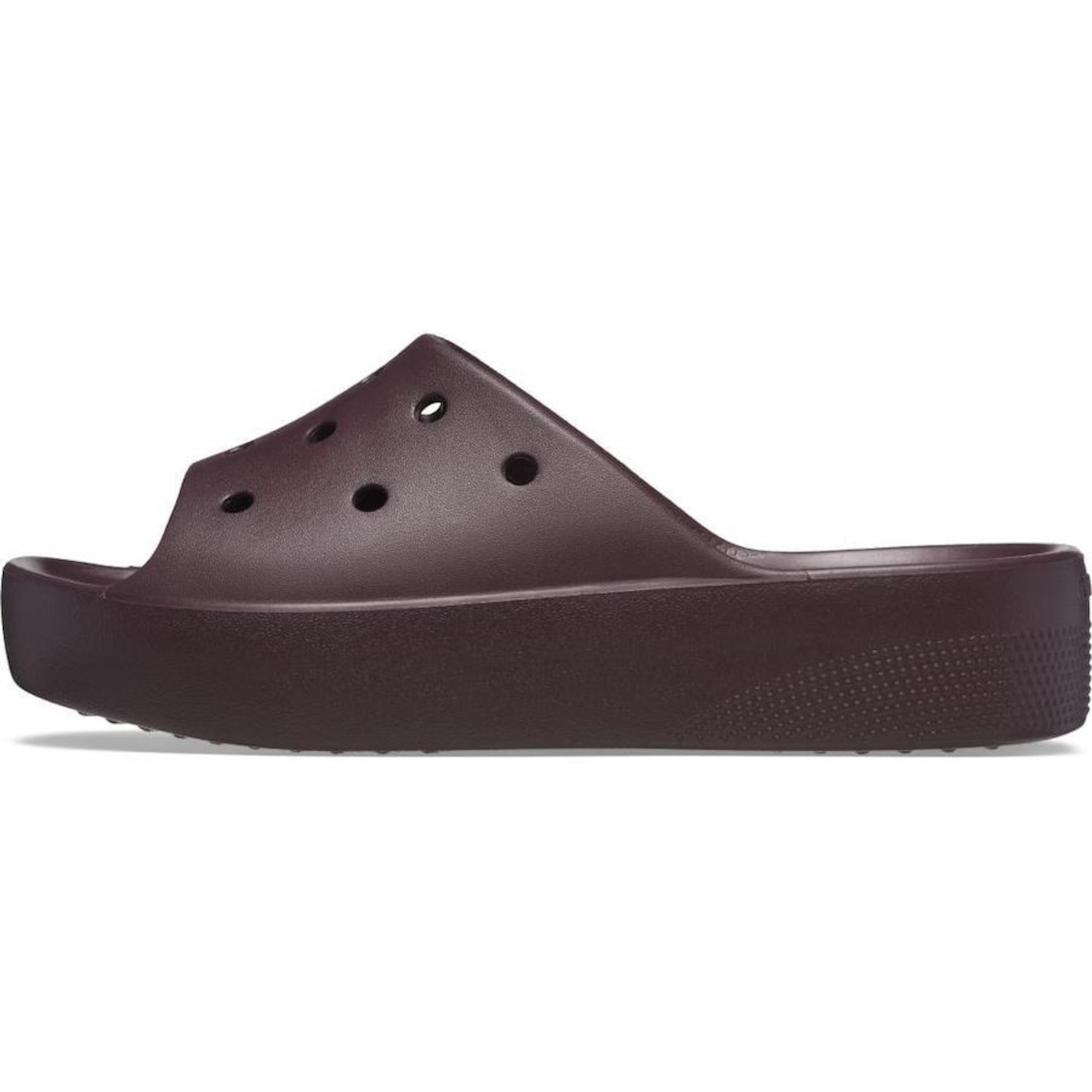 Sandália Crocs Classic Plataform Slide Dark - Unissex - Foto 3