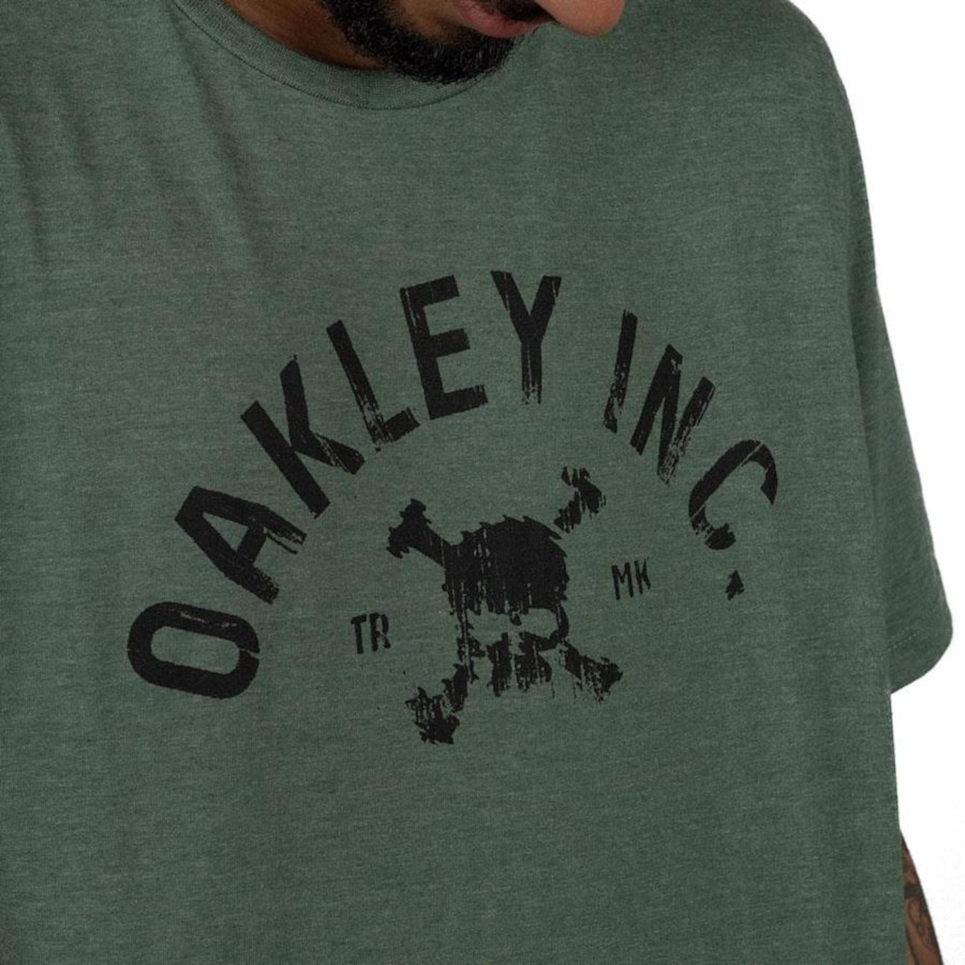 Camiseta Oakley Inc Skull Tee - Masculina - Foto 2