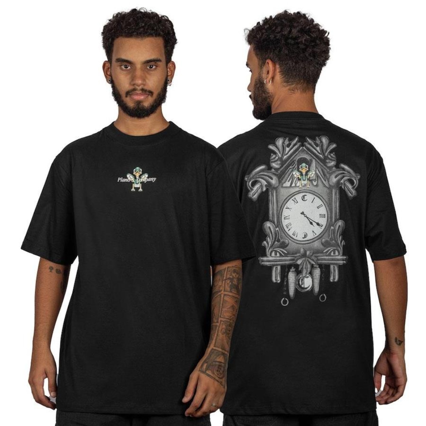 Camiseta Plano C Cuckoo Clock - Masculina - Foto 1