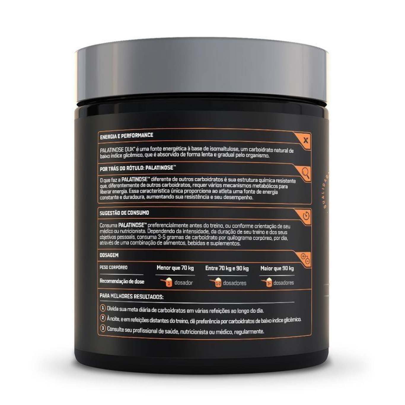 Palatinose? - Pote 400G - Dux Nutrition - Foto 3