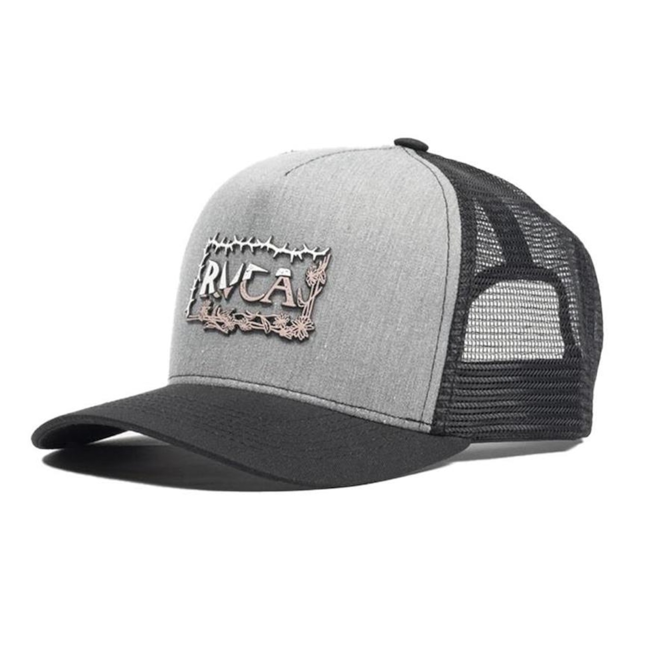 Boné Aba Curva Rvca Sharp Slipt Trucker - Snapback - Adulto - Foto 1