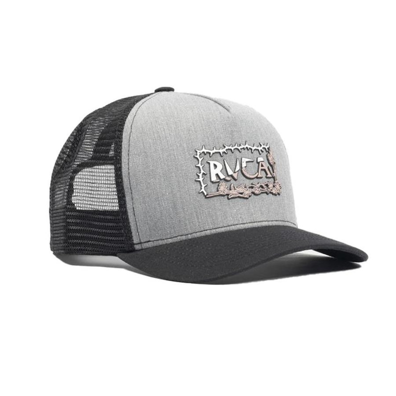 Boné Aba Curva Rvca Sharp Slipt Trucker - Snapback - Adulto - Foto 4