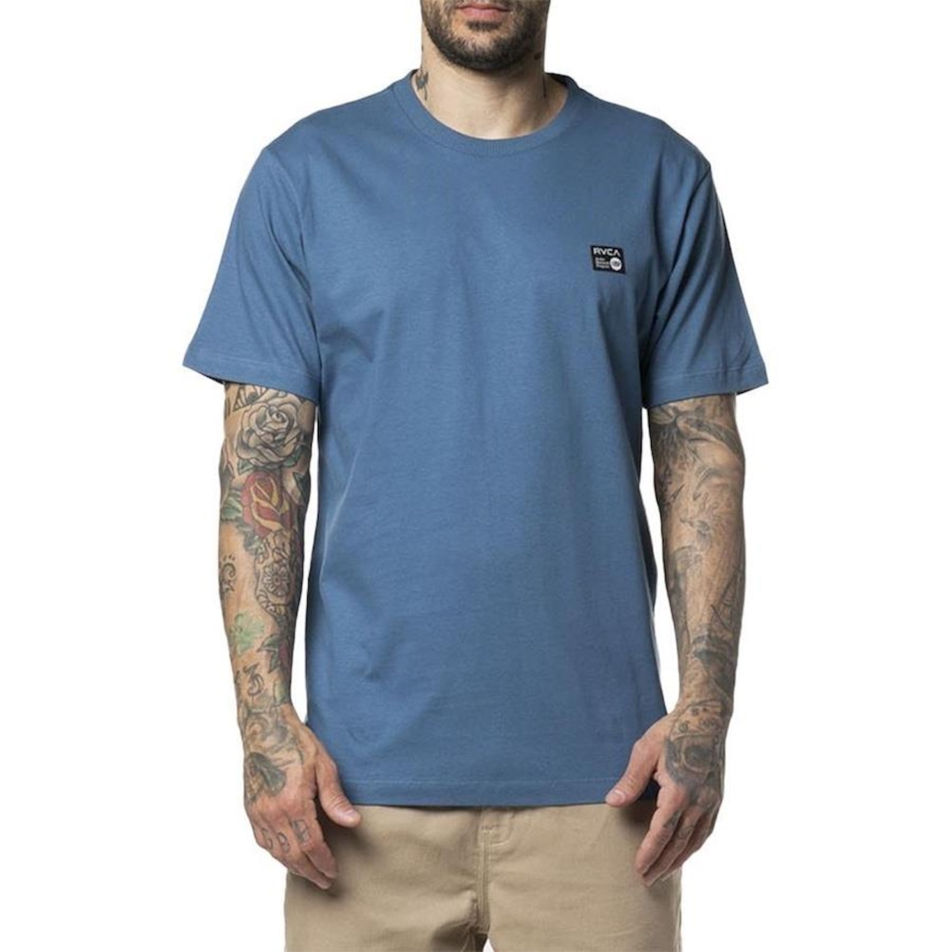 Camiseta Rvca Anp Label Wt24 - Masculina - Foto 1