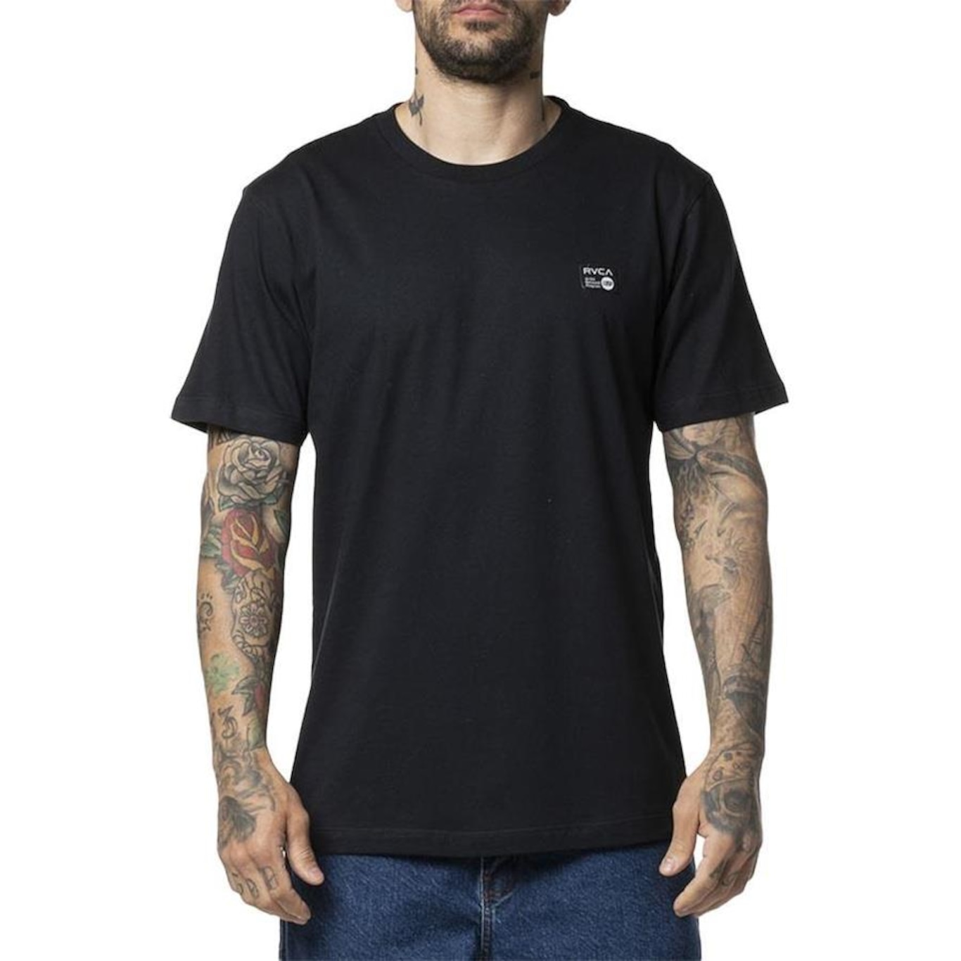 Camiseta Rvca Anp Label Wt24 - Masculina - Foto 1