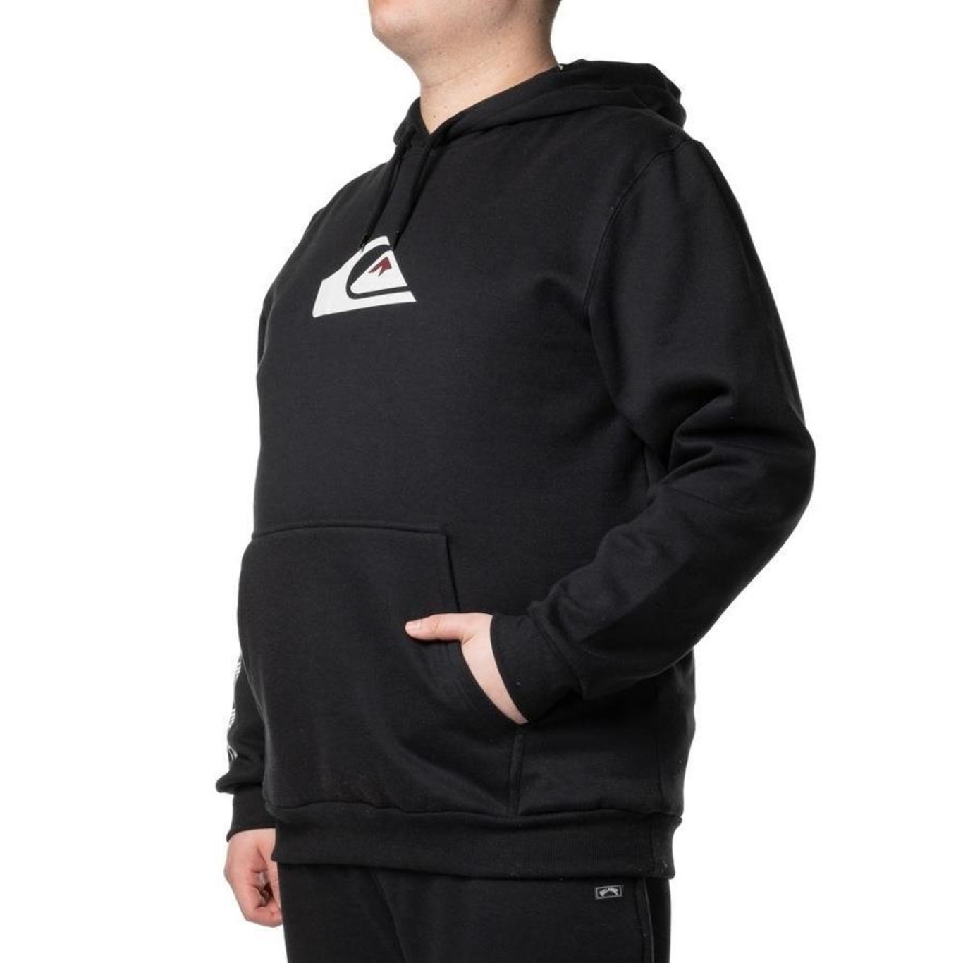 Blusão de Moletom com Capuz Quiksilver Comp Logo Plus Size Wt24 - Masculino - Foto 2