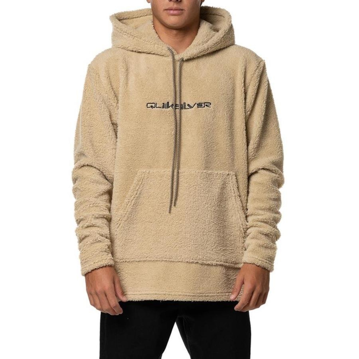 Blusão de Moletom com Capuz Quiksilver Essential Polar Wt24 - Masculino - Foto 1