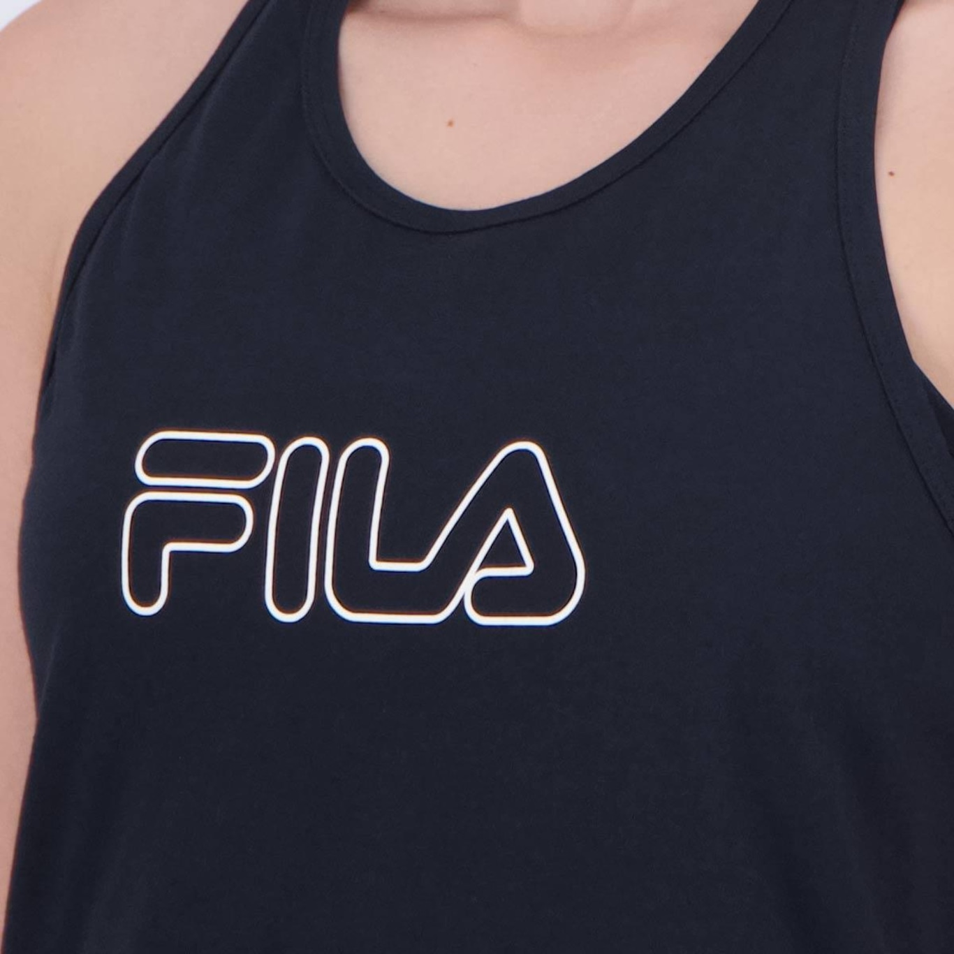 Camiseta Regata Fila Basic - Feminina - Foto 5