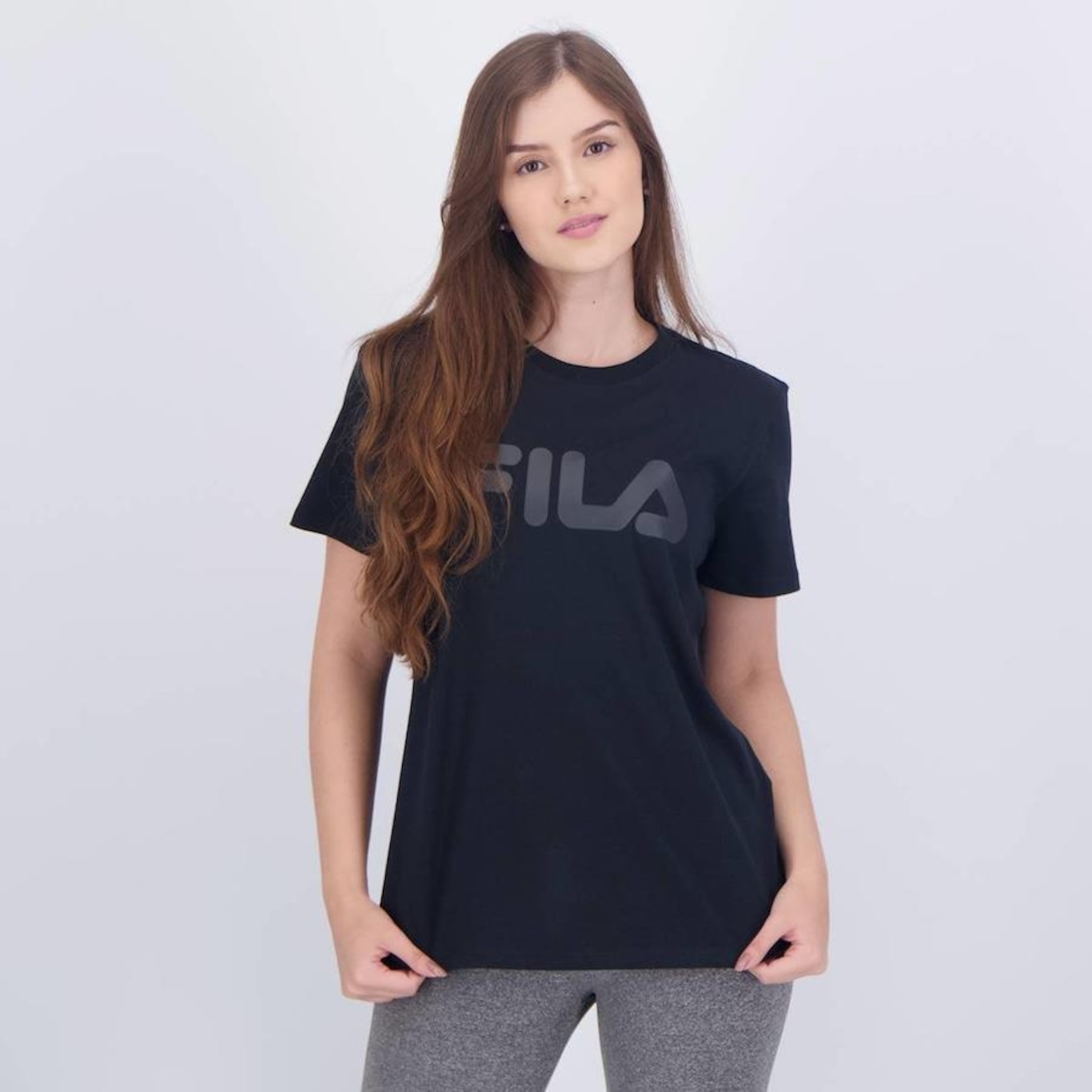 Camiseta Fila Letter Premium II - Feminina - Foto 1