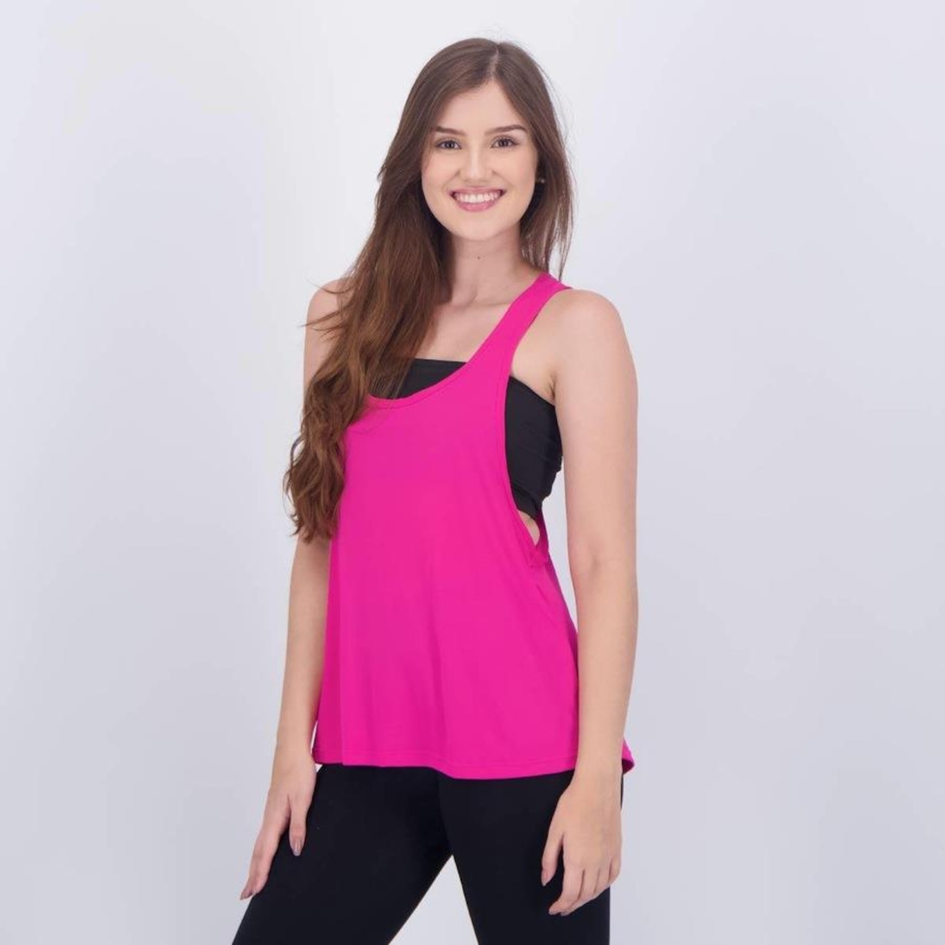 Camiseta Regata Selene Super Cavada - Feminina - Foto 3