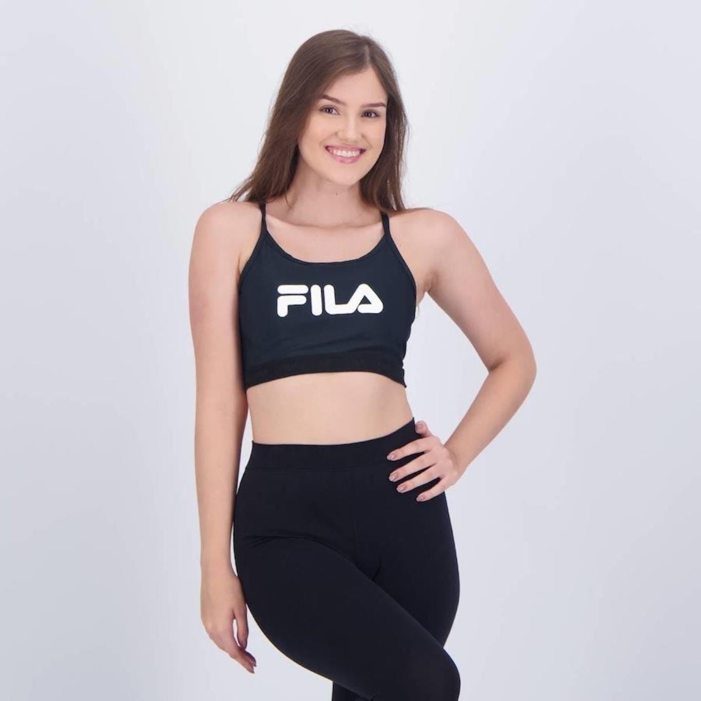 Top Fila Train Elastic Iiii - Feminino - Foto 1