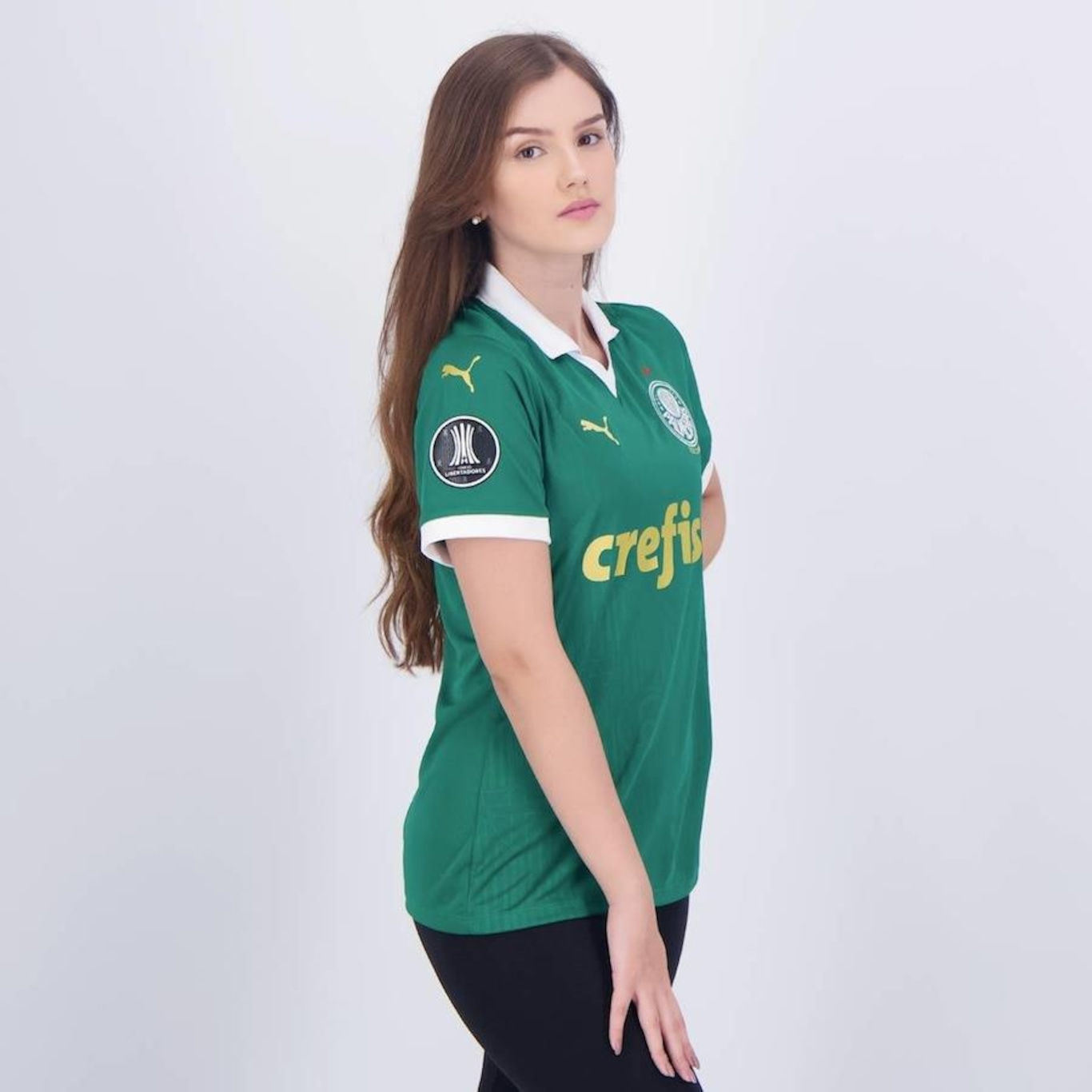 Camisa do Palmeiras I 2024 Puma Patch Libertadores - Feminina - Foto 2