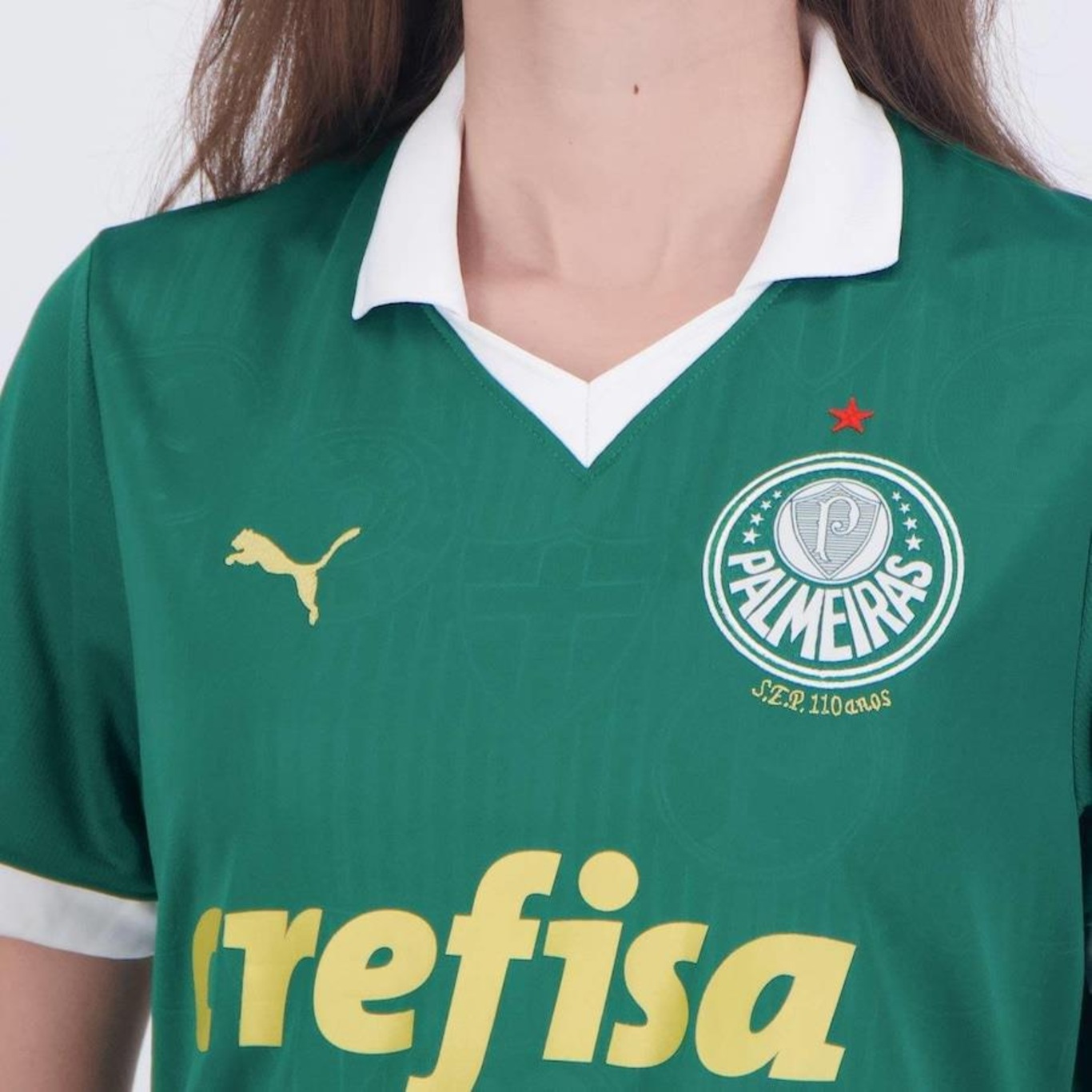 Camisa do Palmeiras I 2024 Puma Patch Libertadores - Feminina - Foto 5