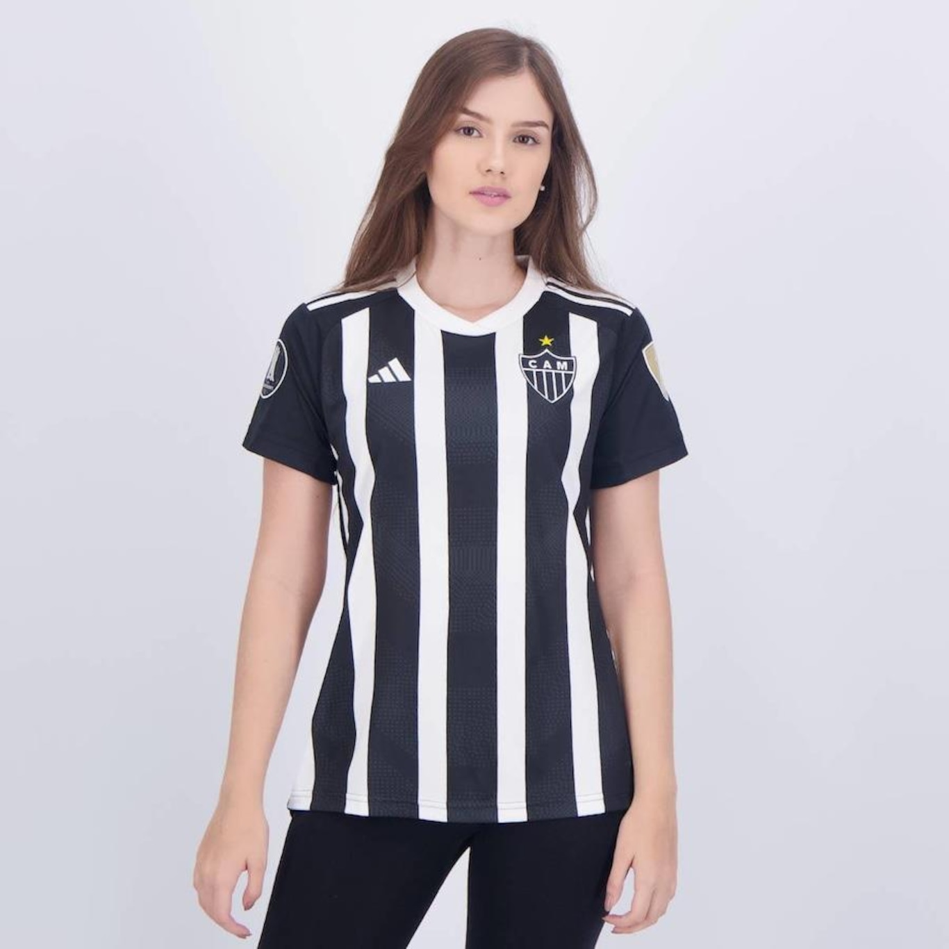 Camisa do Atlético Mineiro I 2024 Patch Libertadores  adidas - Feminina - Foto 1