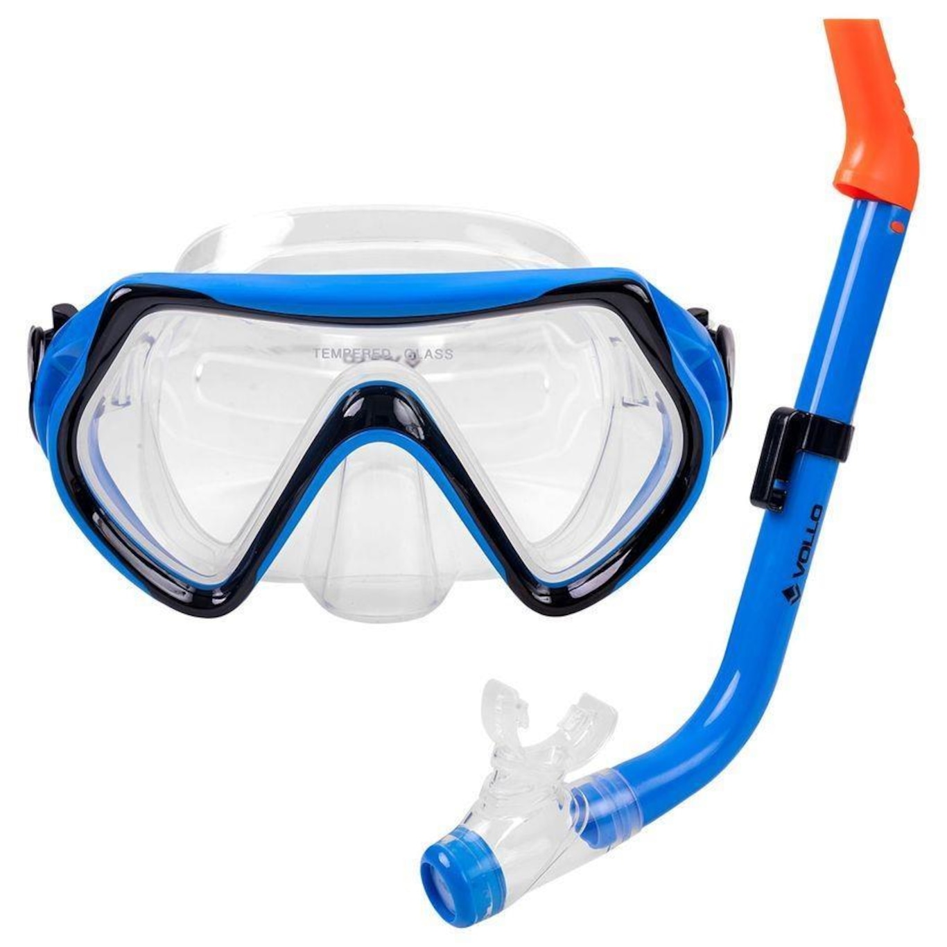 Kit De Mergulho Infantil Máscara E Snorkel Vollo - Foto 1